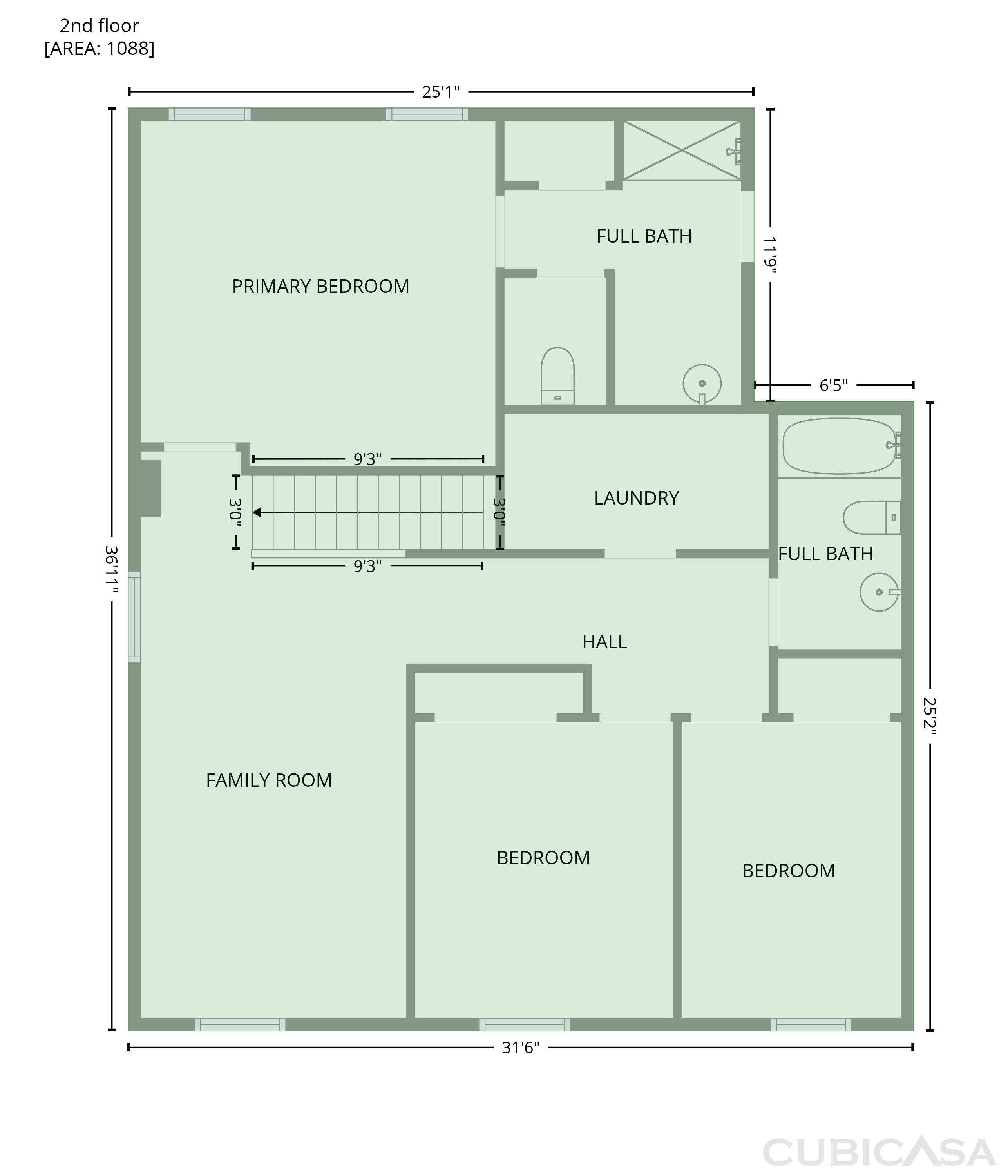 Second Floor of 3705 Grimes Martinez Ct, Murfreesboro, TN