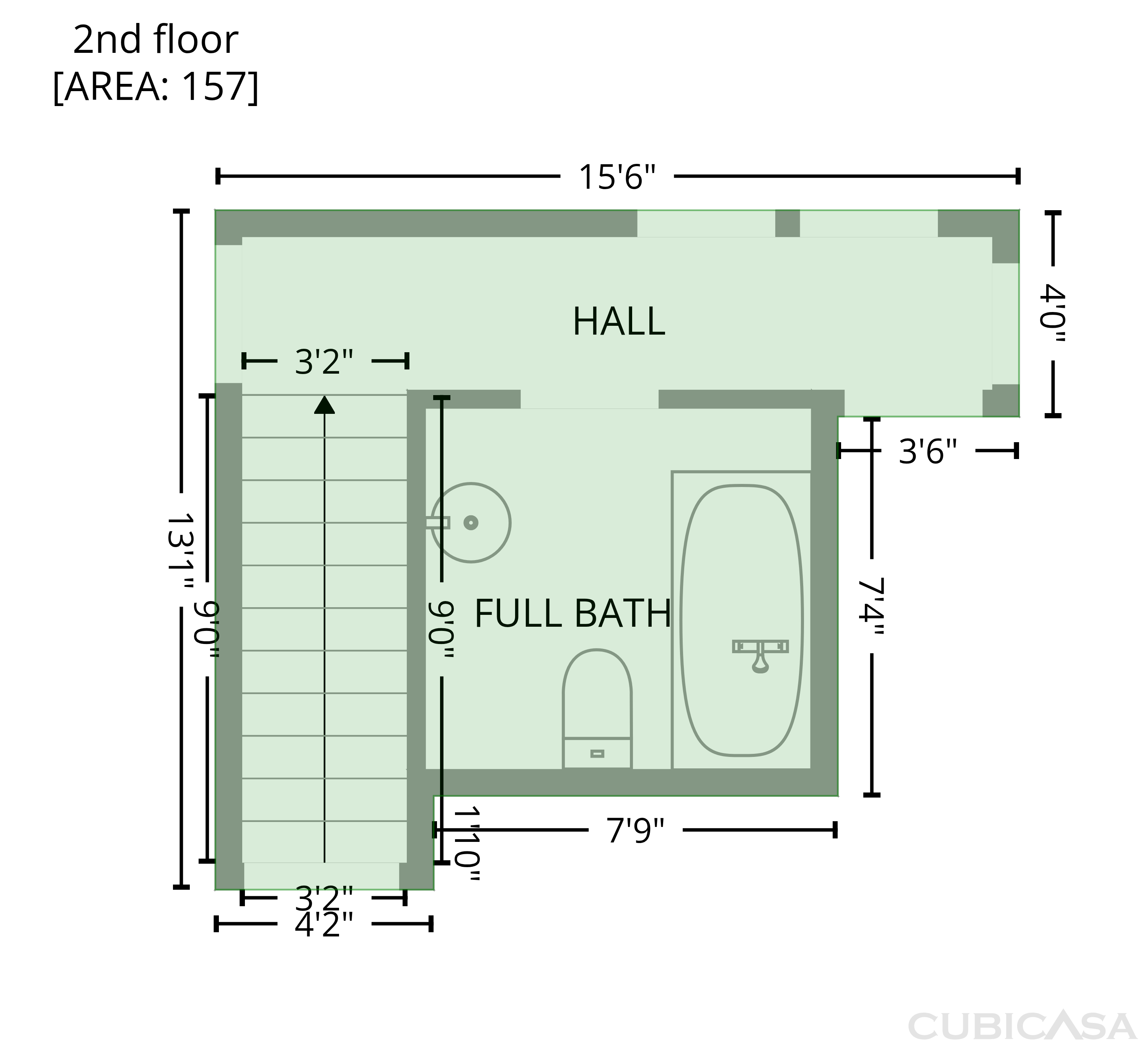 Second Floor of 9908 Rickover Ct, Manassas, VA