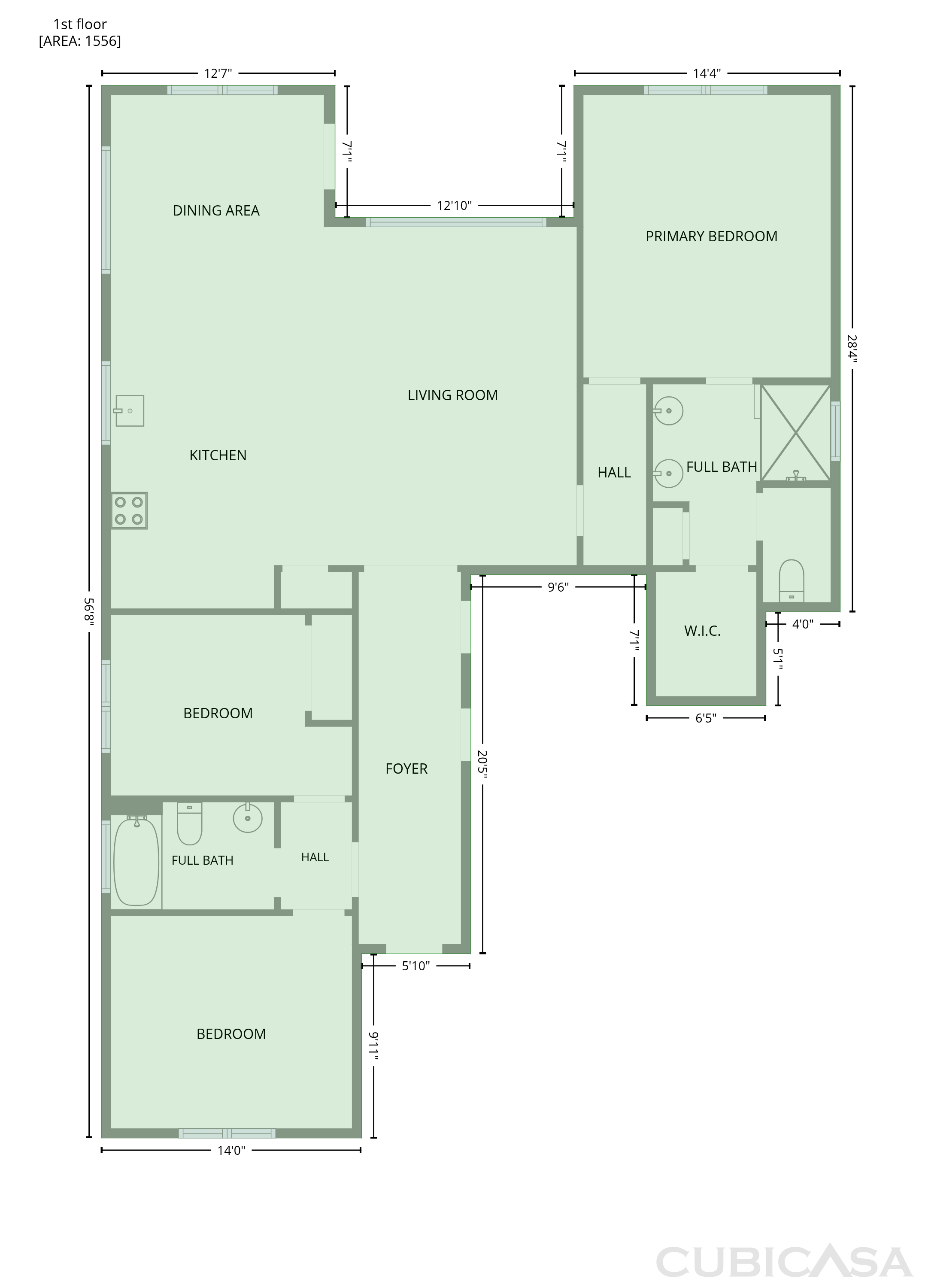 Main Floor of 232 Shadowbrook Way, Camden, SC