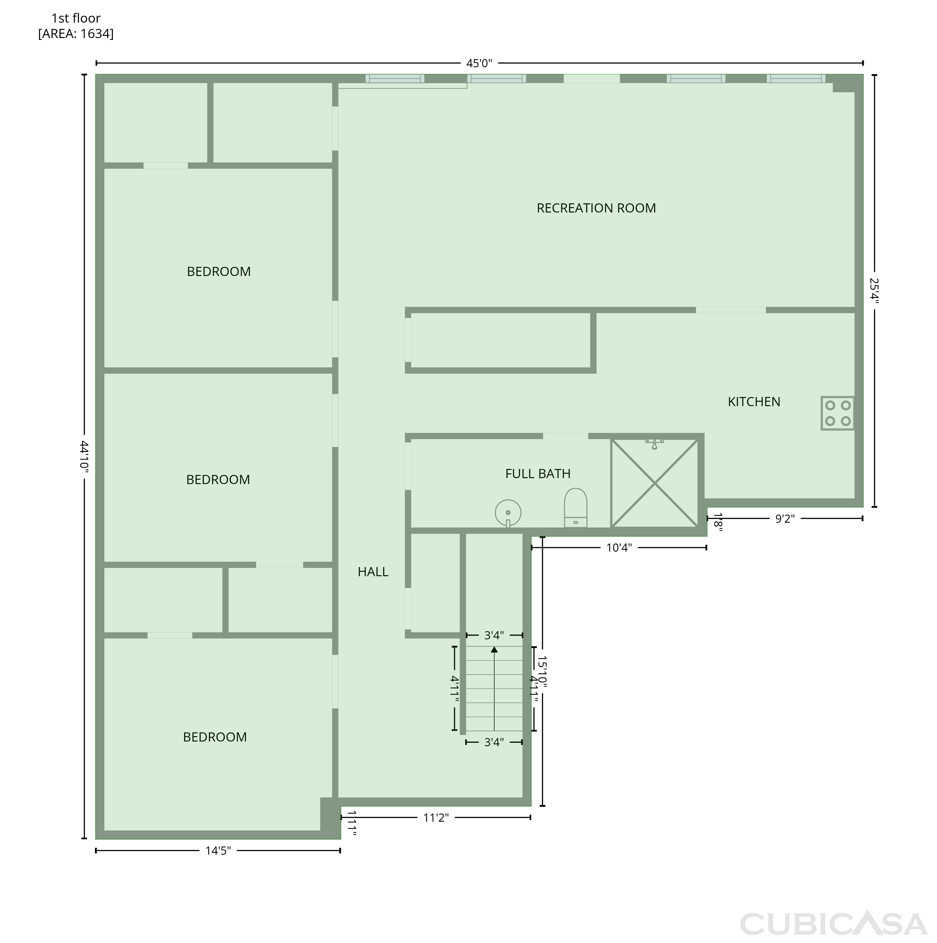 Main Floor of 4000 Amberley Ln, Marietta, GA