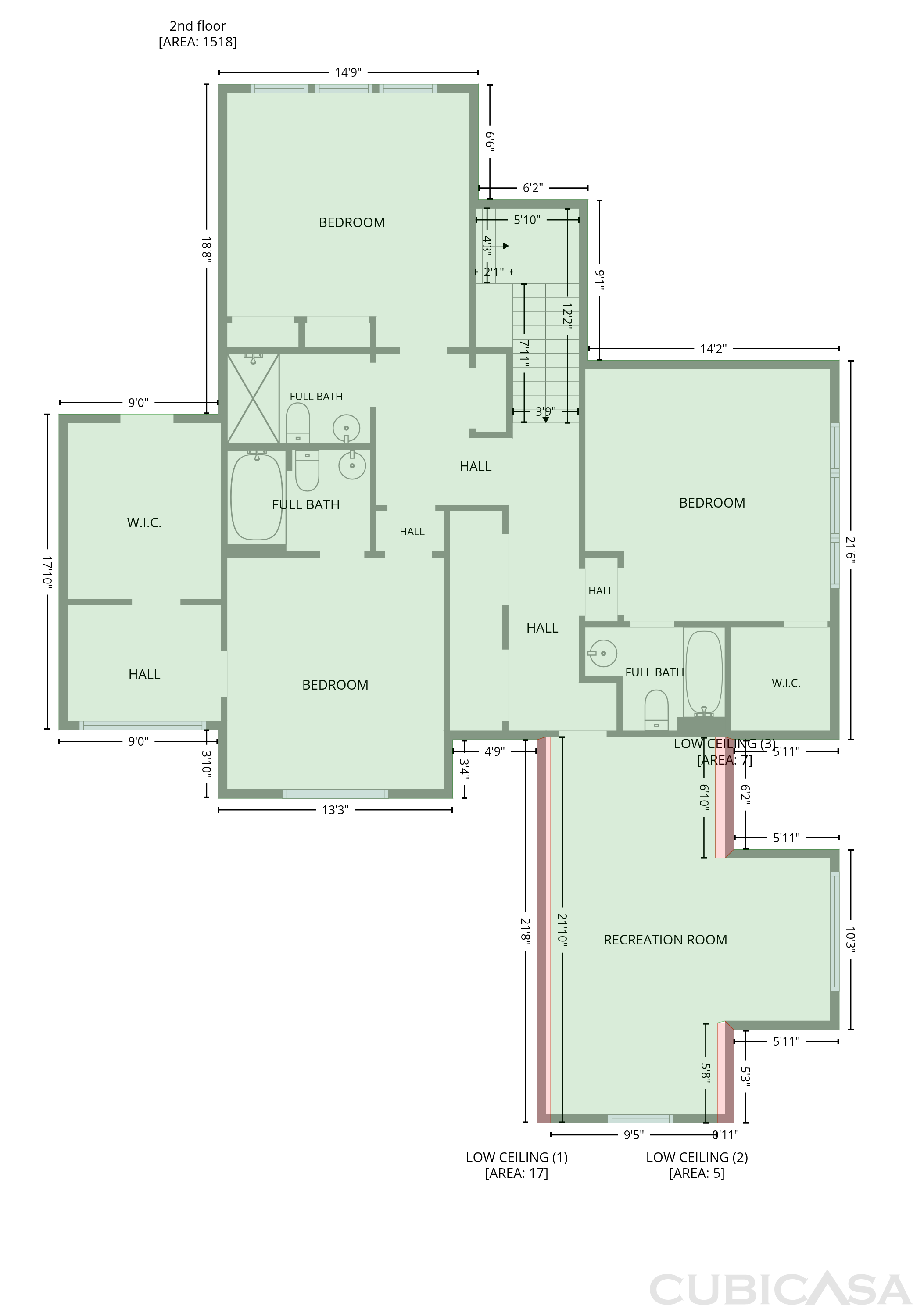 Second Floor of 746 Catherine St, Jesup, GA