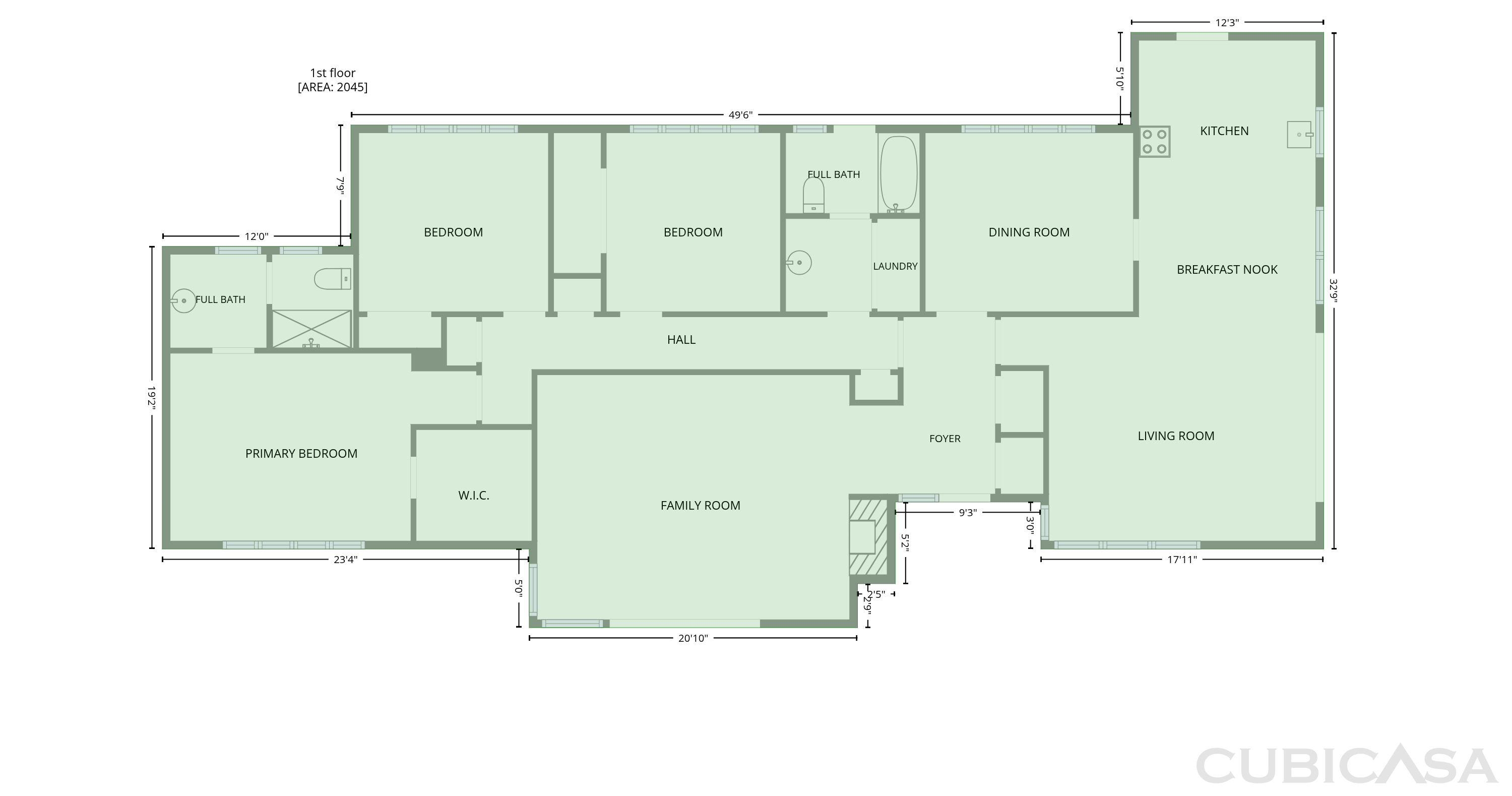 Main Floor of 612 Tahos Rd, Orinda, CA