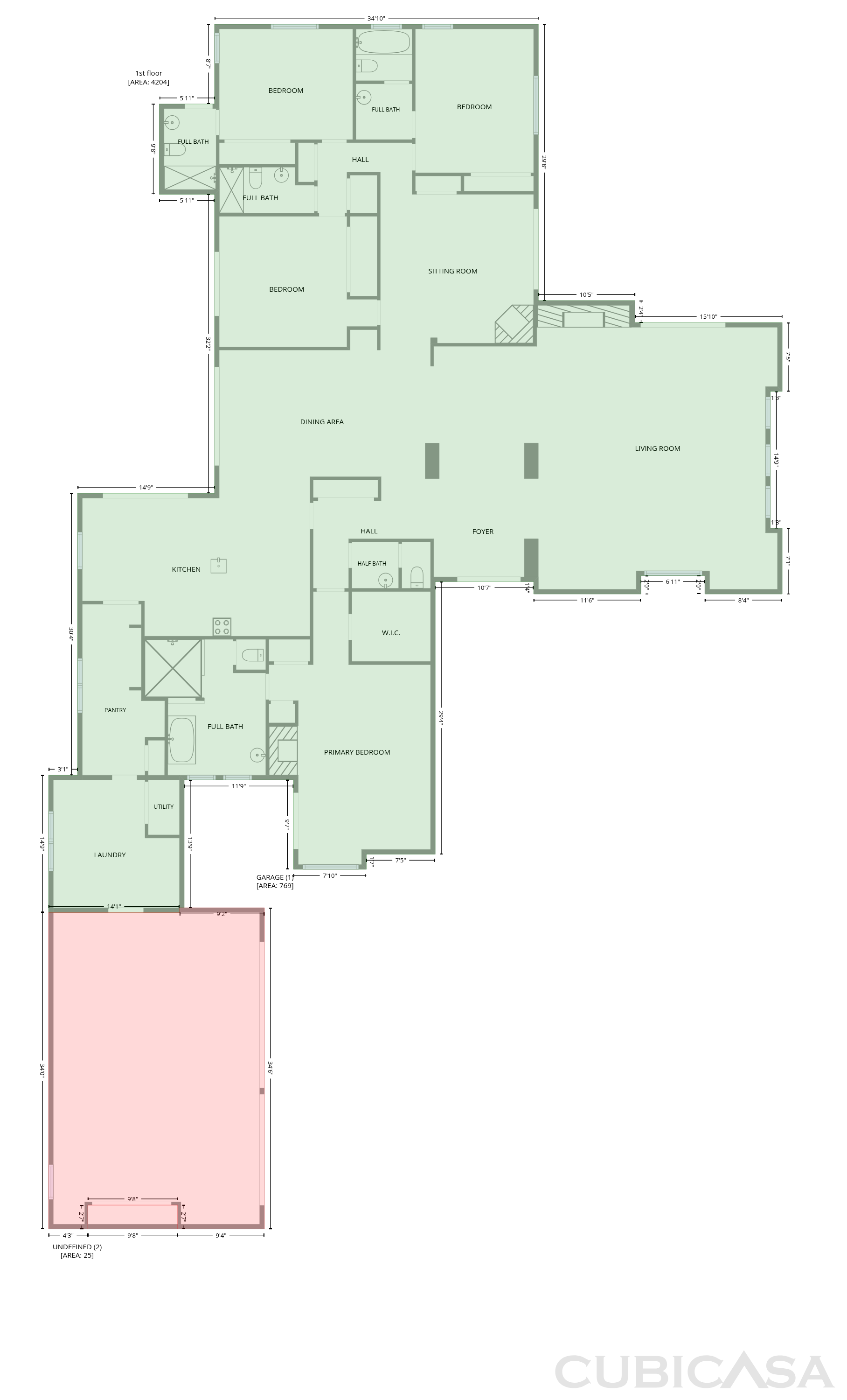 Main Floor of 8331 N Rose Marie Ln, Tucson, AZ
