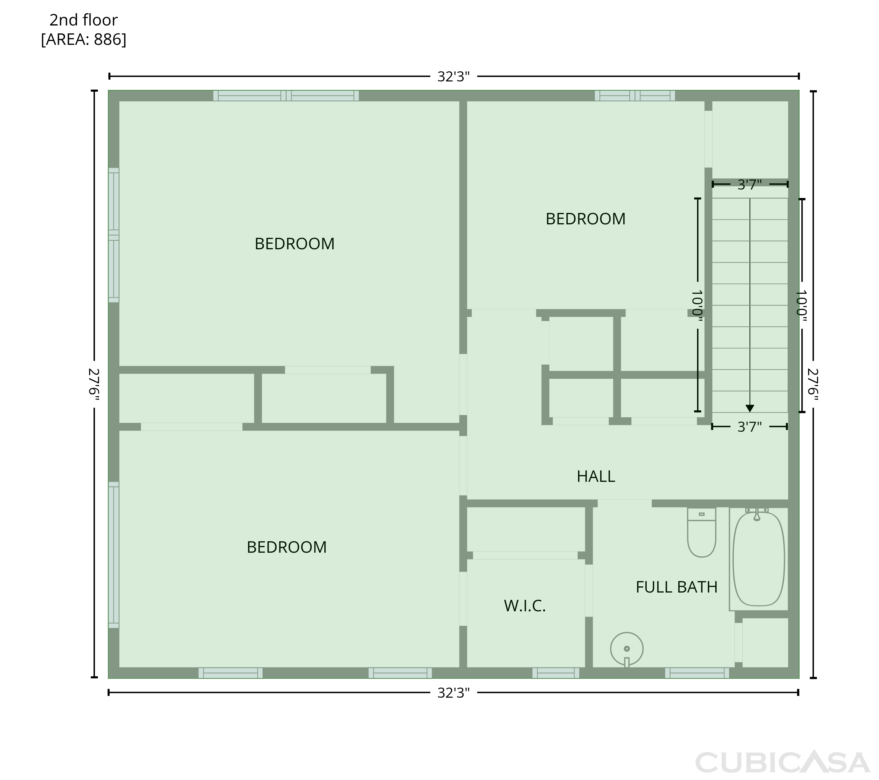 Second Floor of 3308 Brookhaven Club Dr, Dallas, TX