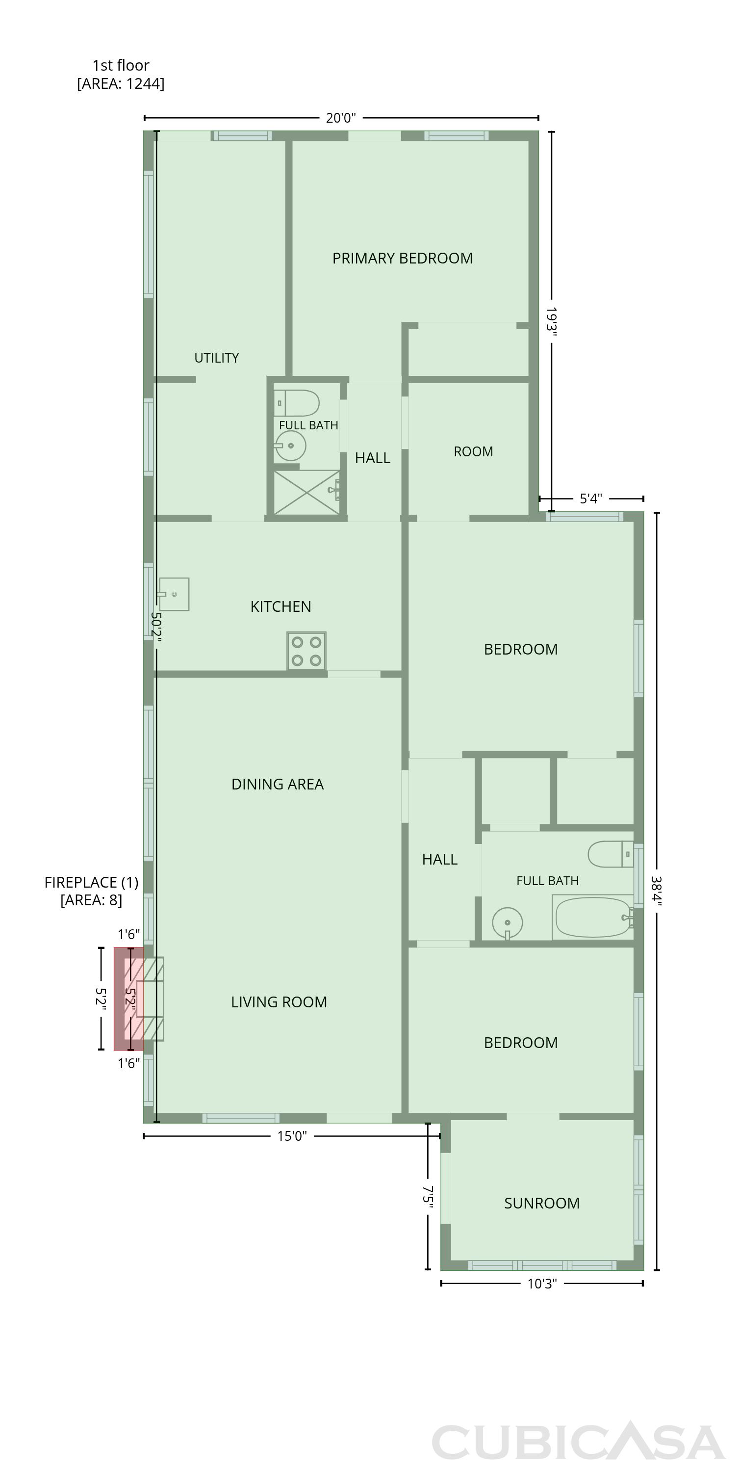 Main Floor of 1134 Pattison Ave, Sarasota, FL