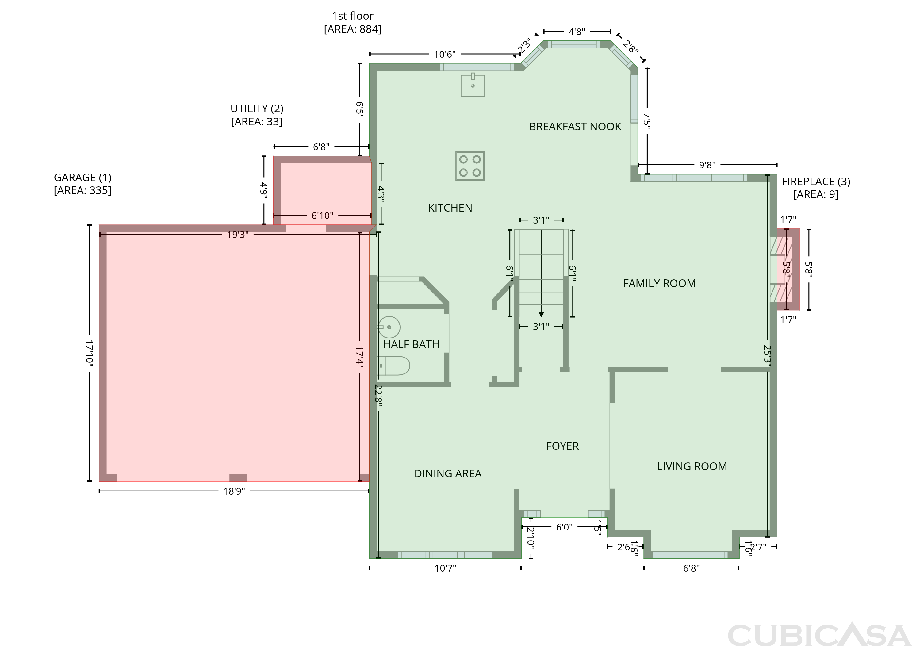 Main Floor of 3504 Wellsley Dr, Powder Springs, GA