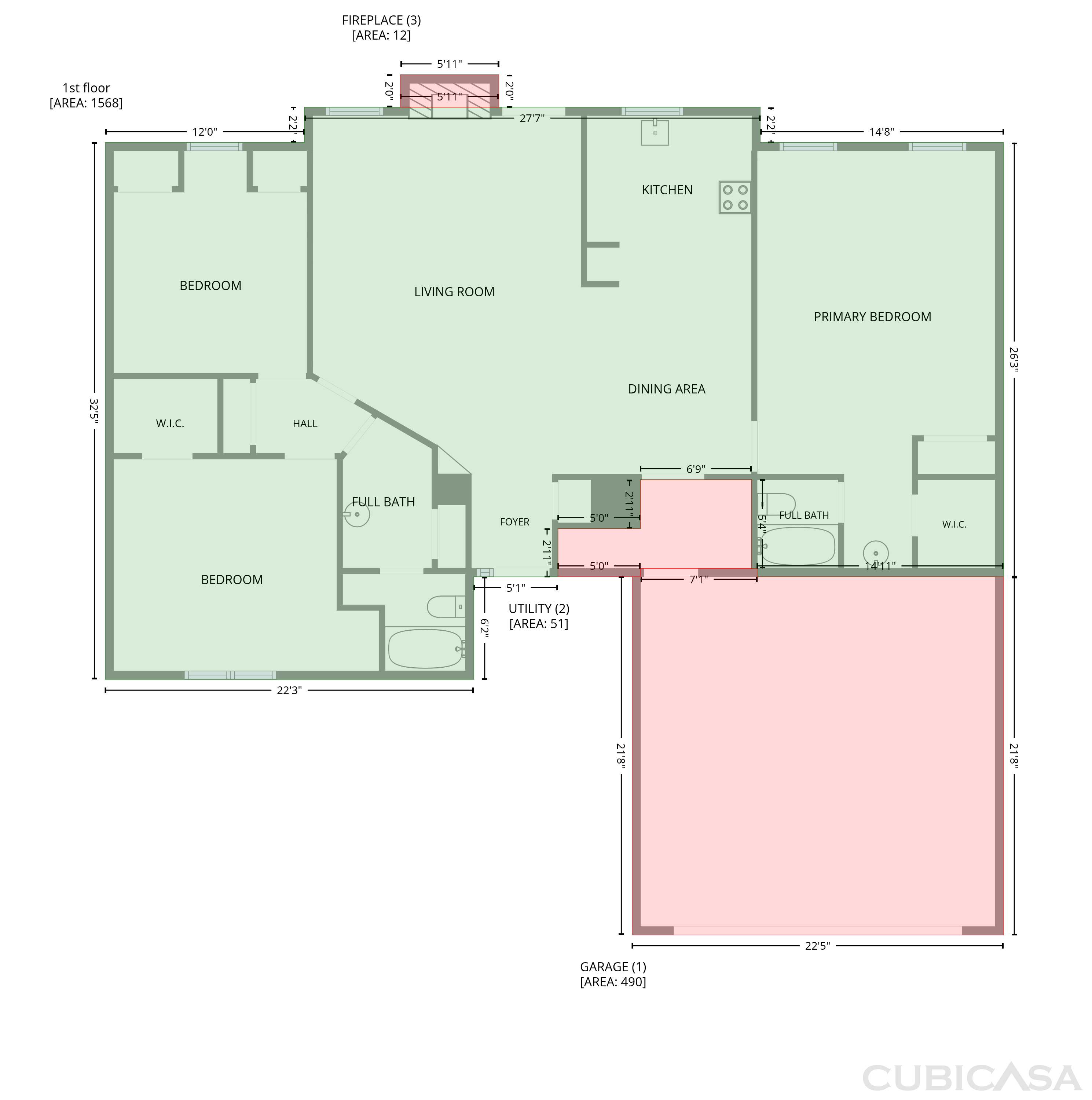 Main Floor of 670 Marsh Ct, Jonesboro, GA