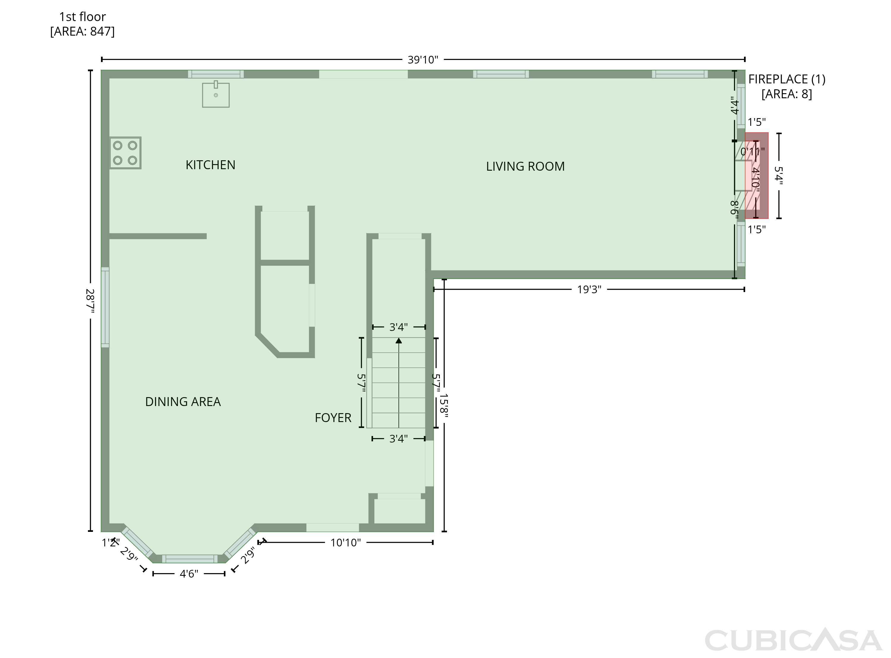 Main Floor of 7457 Streamwood Dr, Ypsilanti, MI