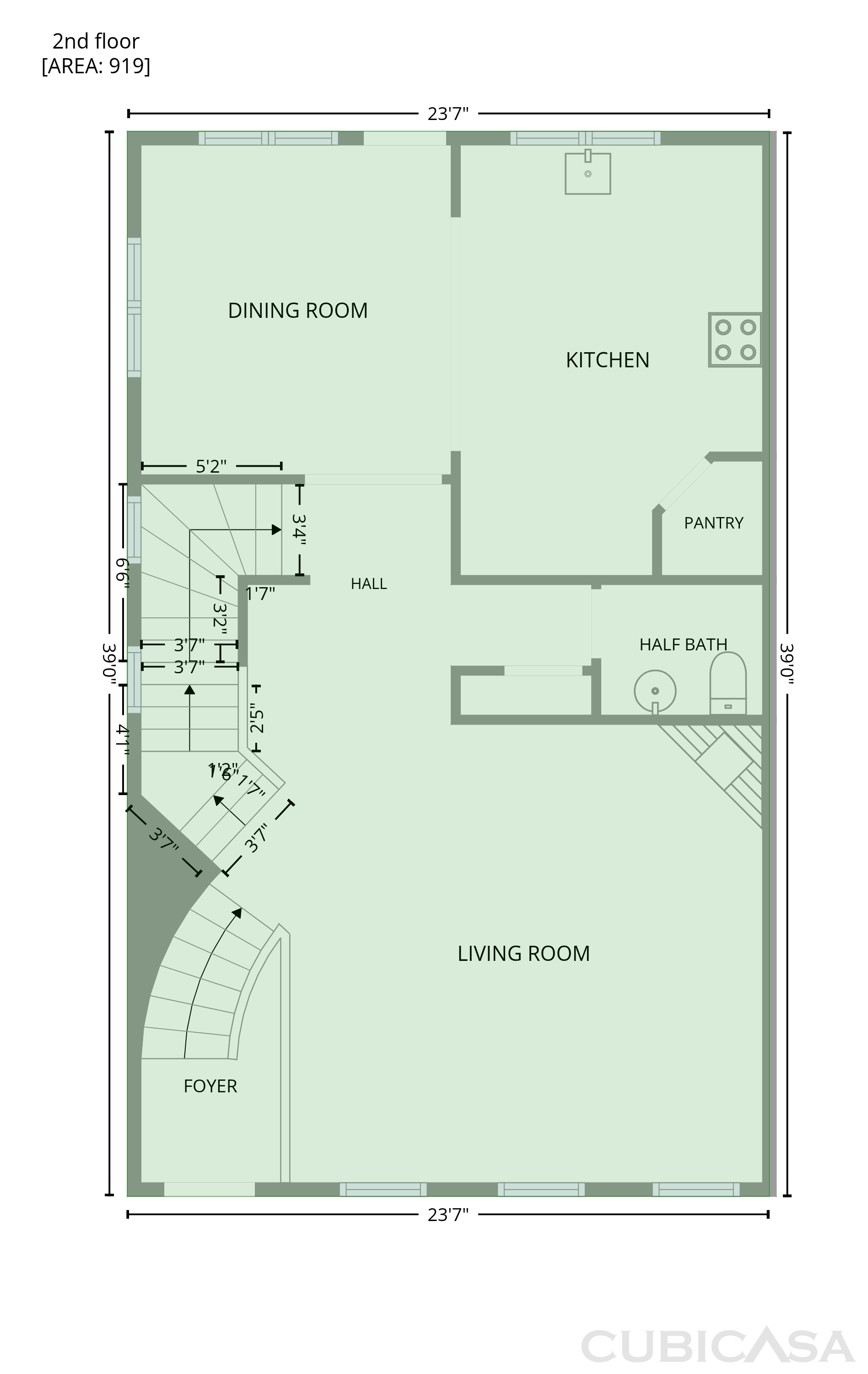 Second Floor of 3581 Adelaide Xing, Brookhaven, GA