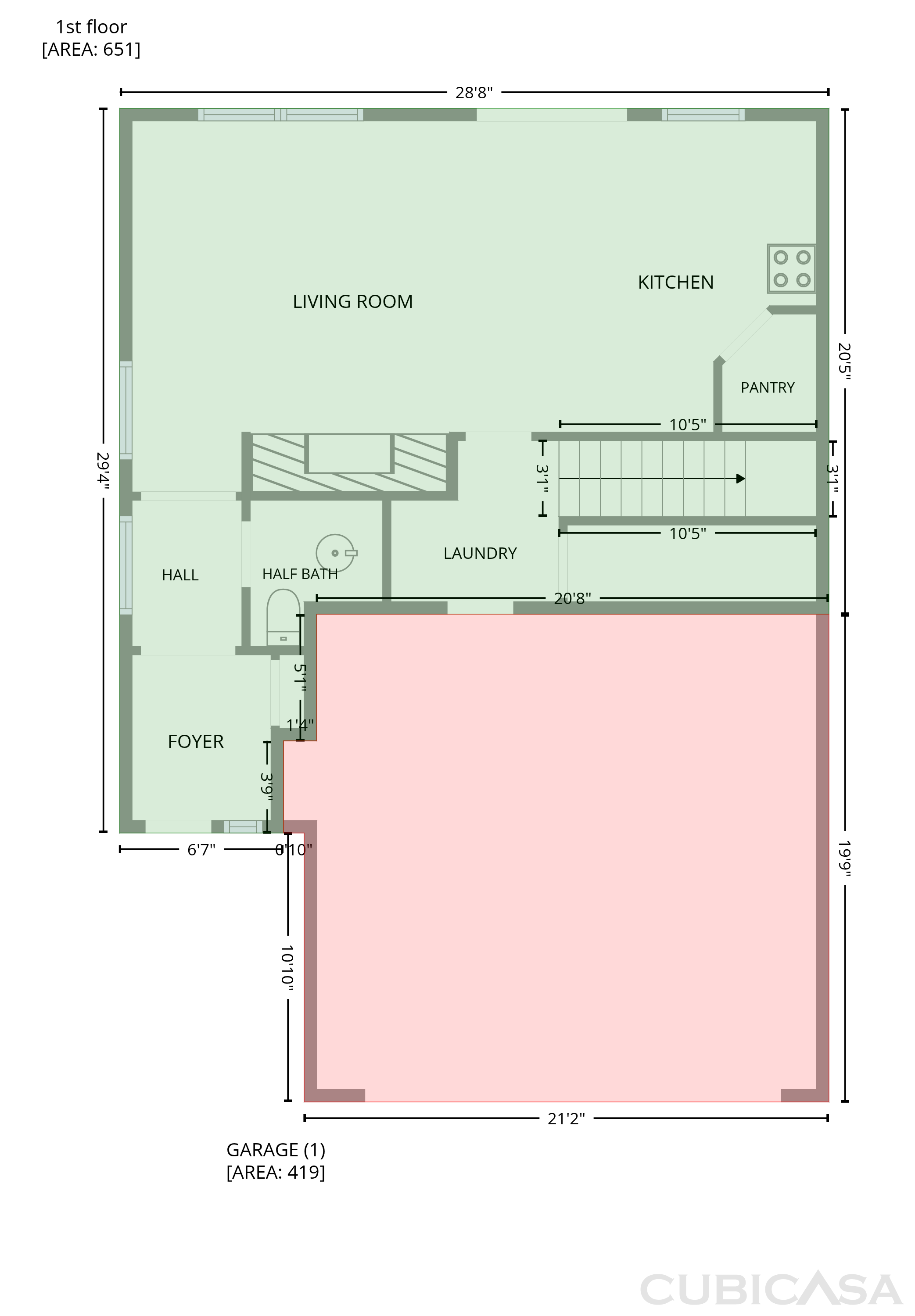 Main Floor of 683 W Calle Capotasto, Sahuarita, AZ