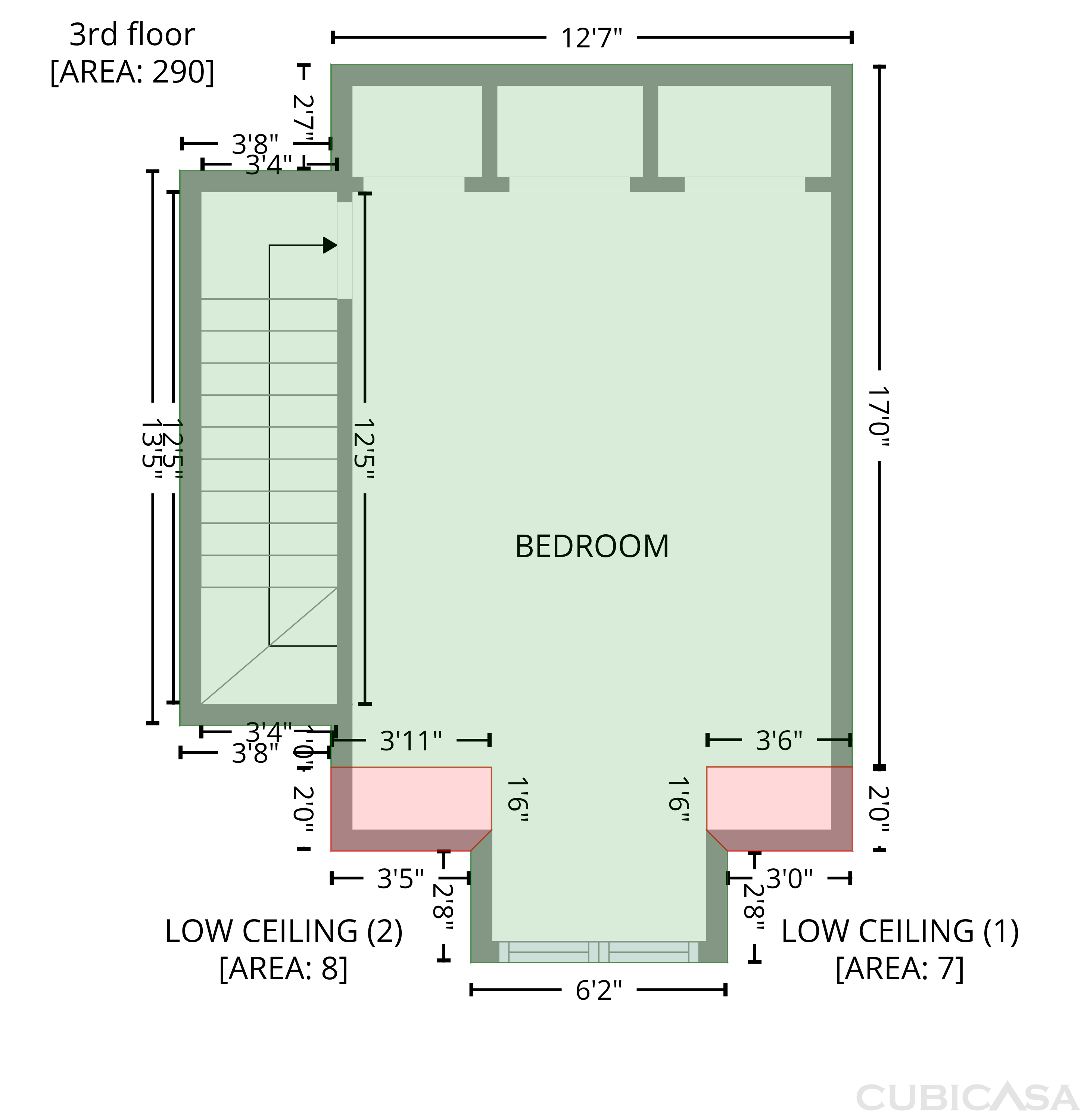 Third Floor of 59 Hidden Springs Rd, Spartanburg, SC