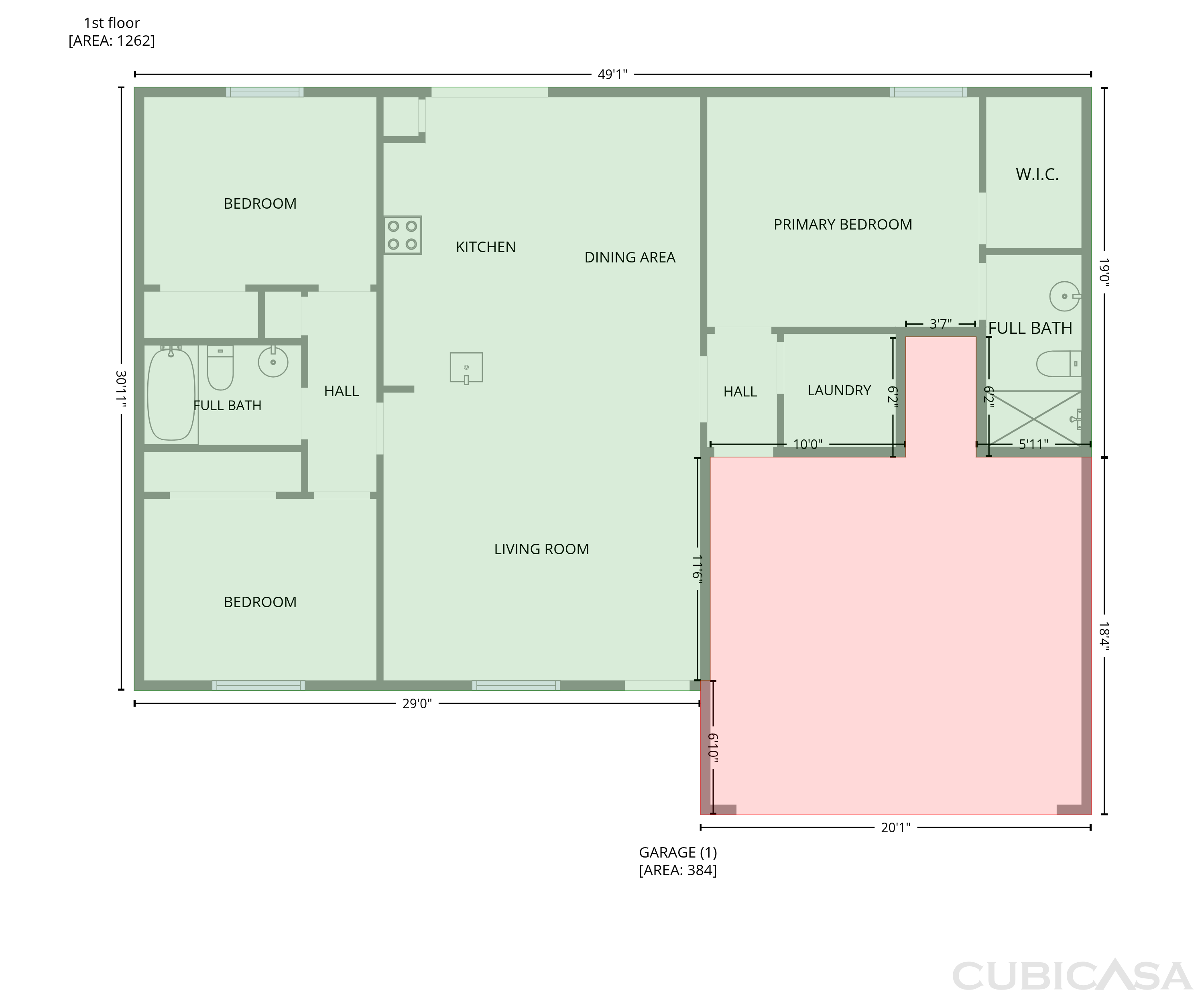 Main Floor of 5209 SW 128th Pl, Ocala, FL