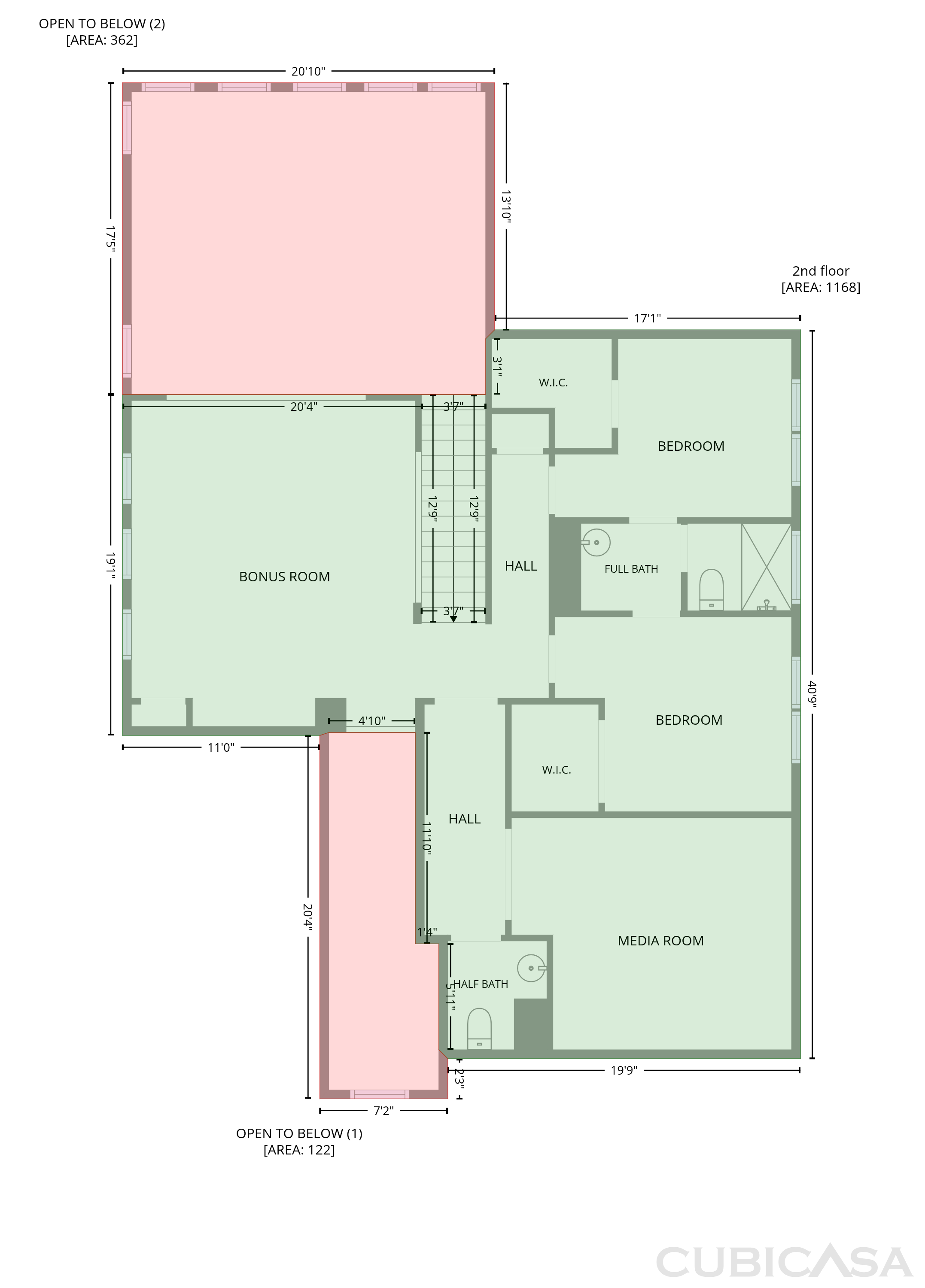 Second Floor of 9694 Brackenfield Ln, Frisco, TX