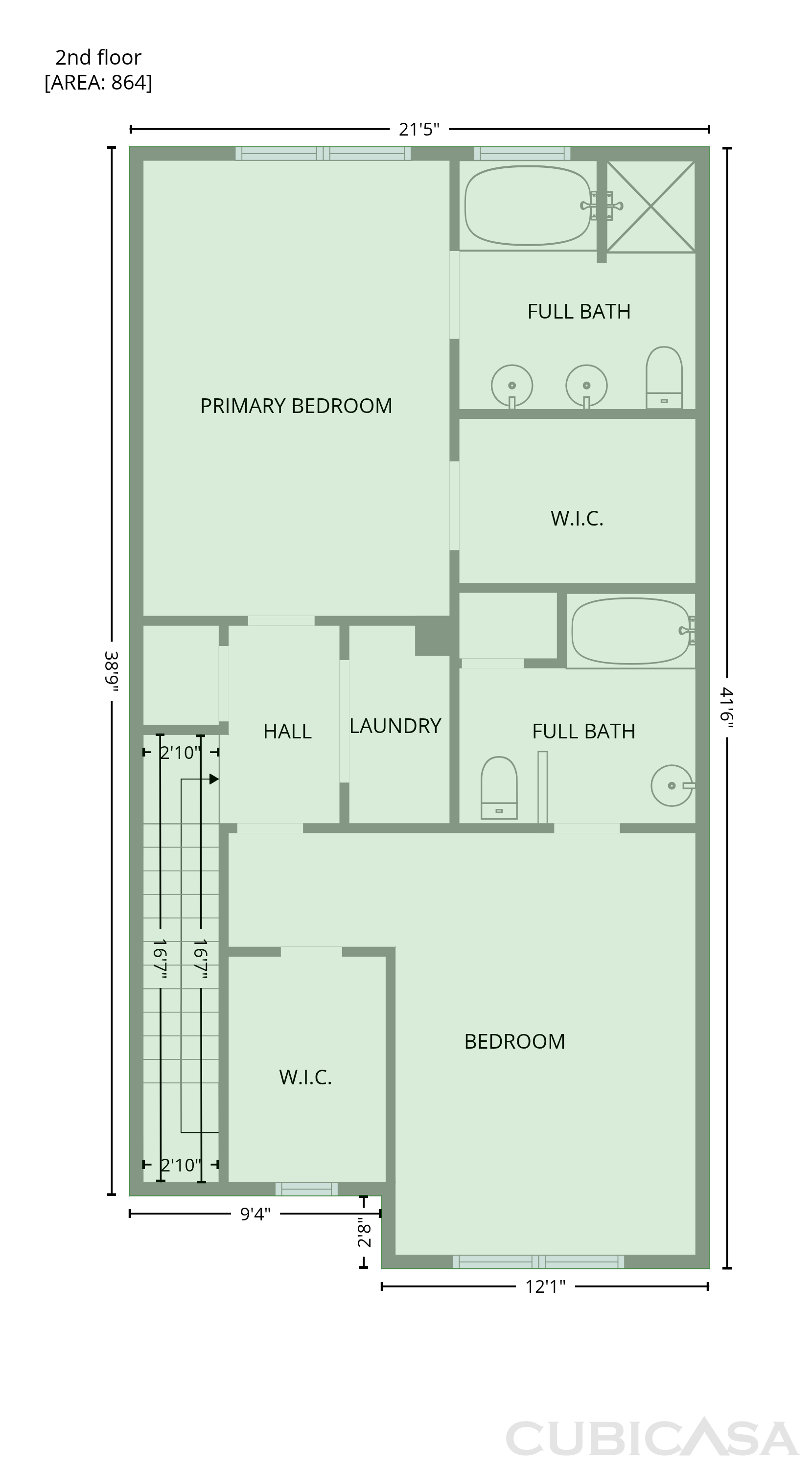 Second Floor of 2870 Cross Creek Ct, Cumming, GA