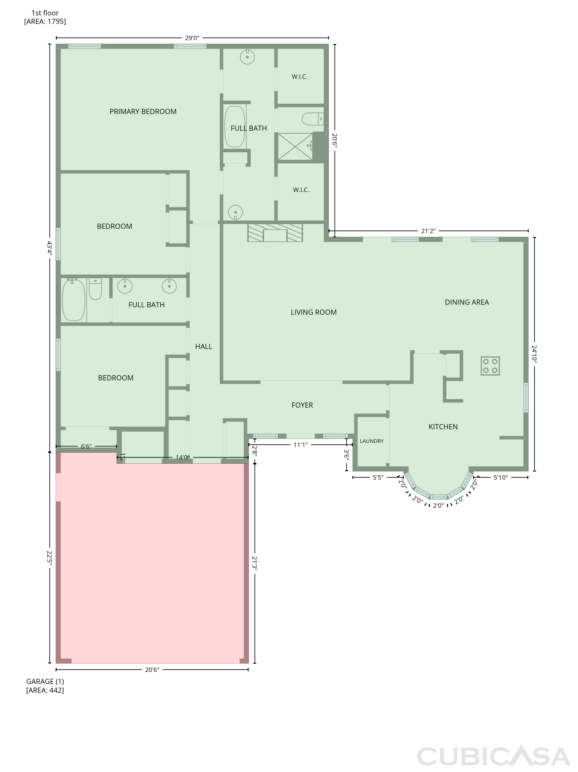 Main Floor of 1536 Creekside Dr, Norman, OK