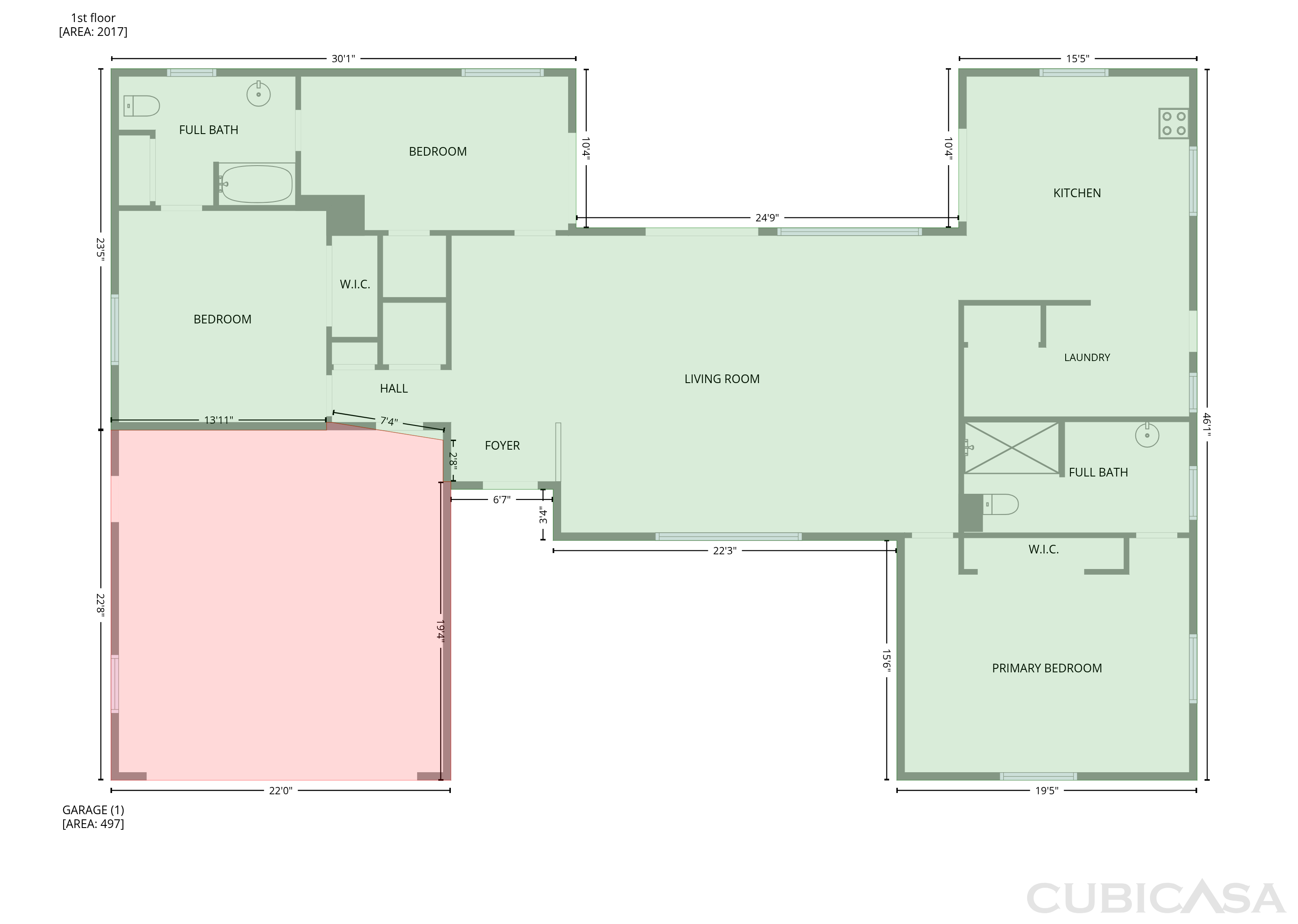 Main Floor of 597 Grace St, Sebastian, FL