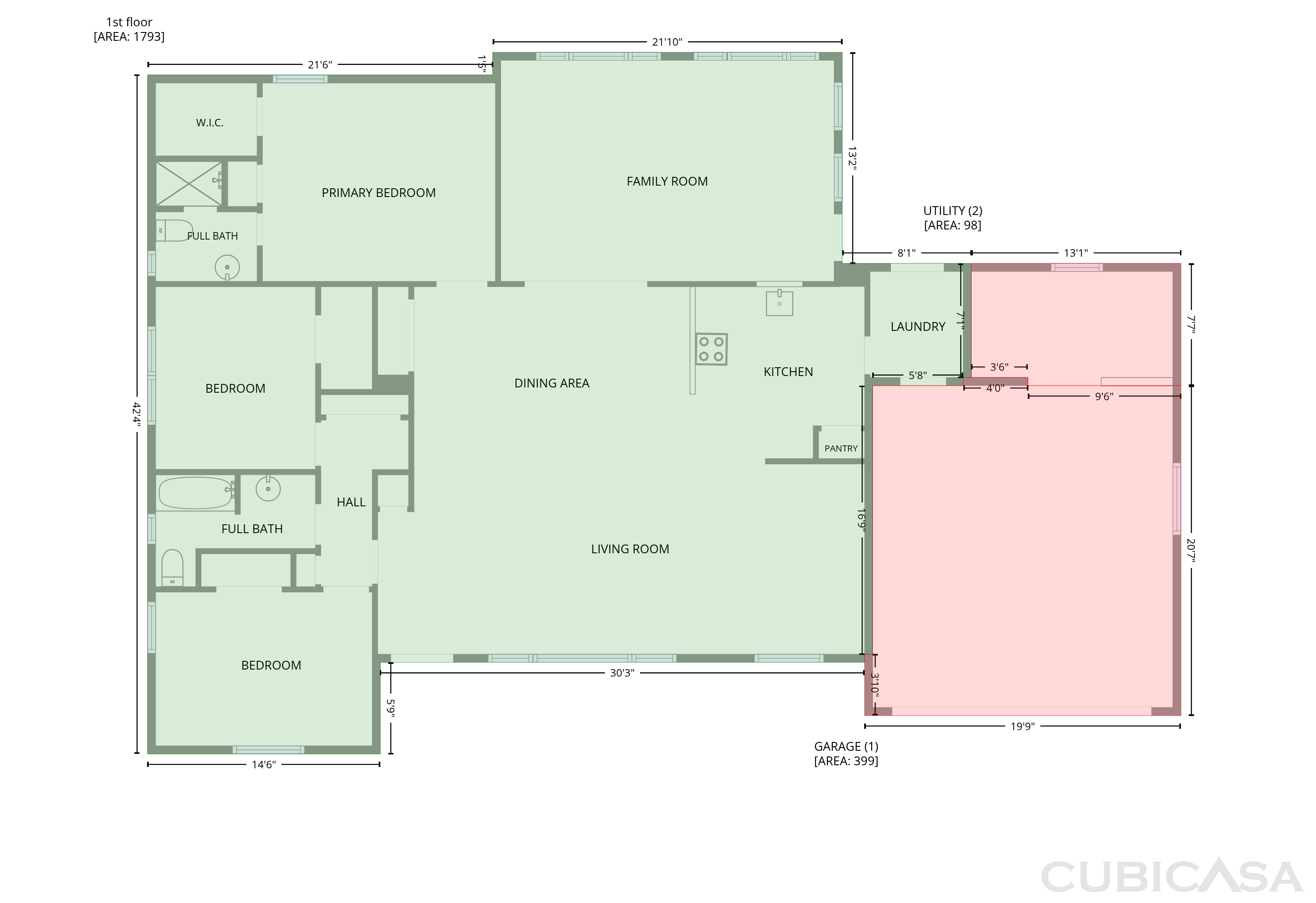 Main Floor of 1148 Wentworth Cir, Rockledge, FL