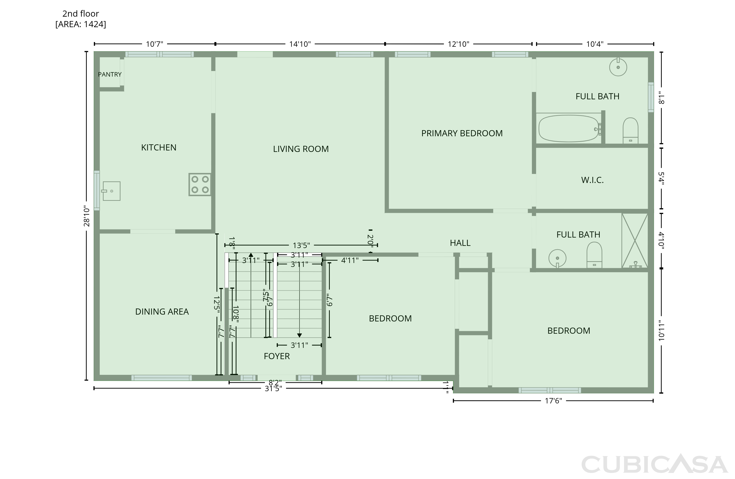 Second Floor of 4750 Dalena Dr, Claremont, NC