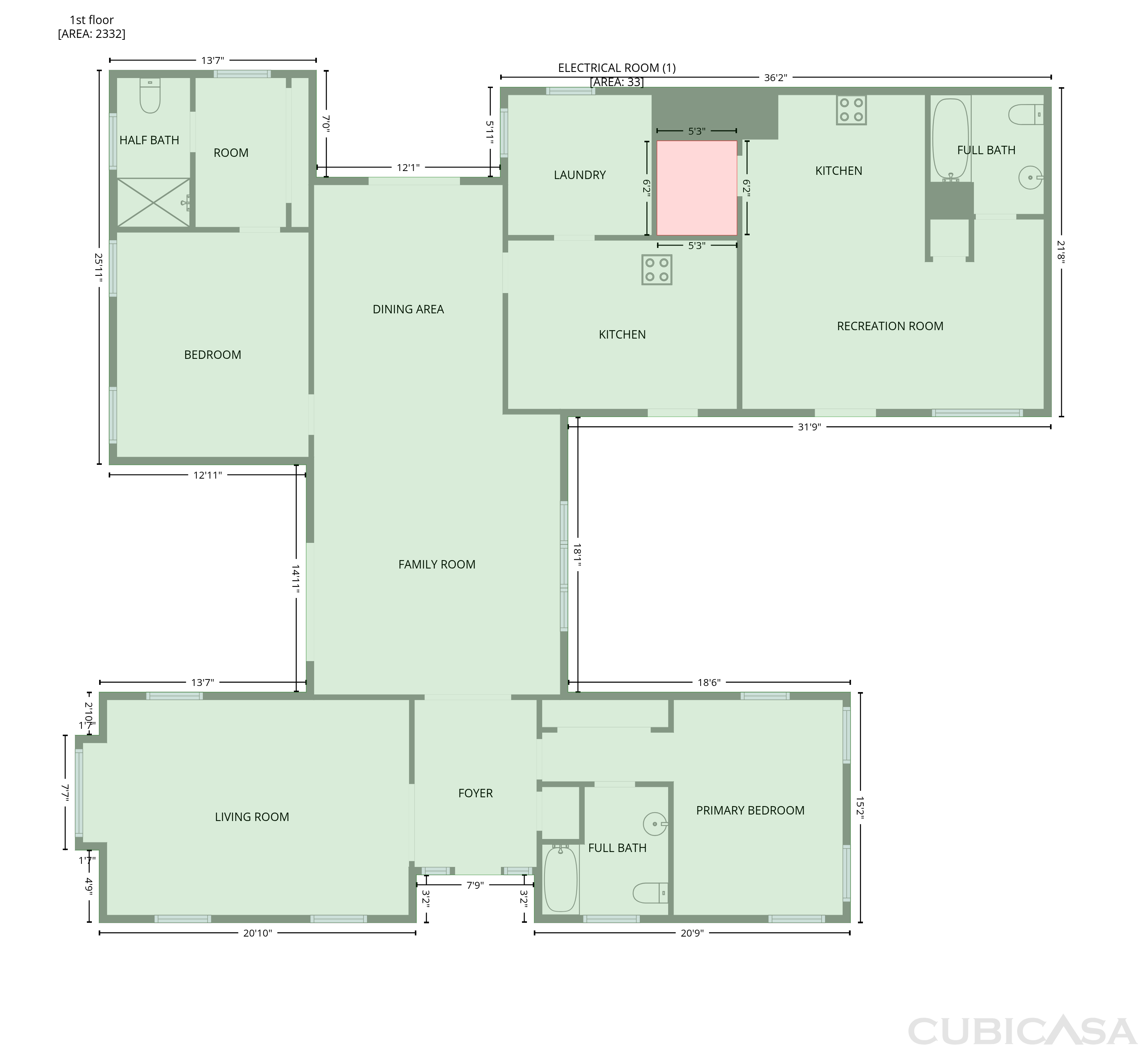 Main Floor of 1205 G St, Floresville, TX