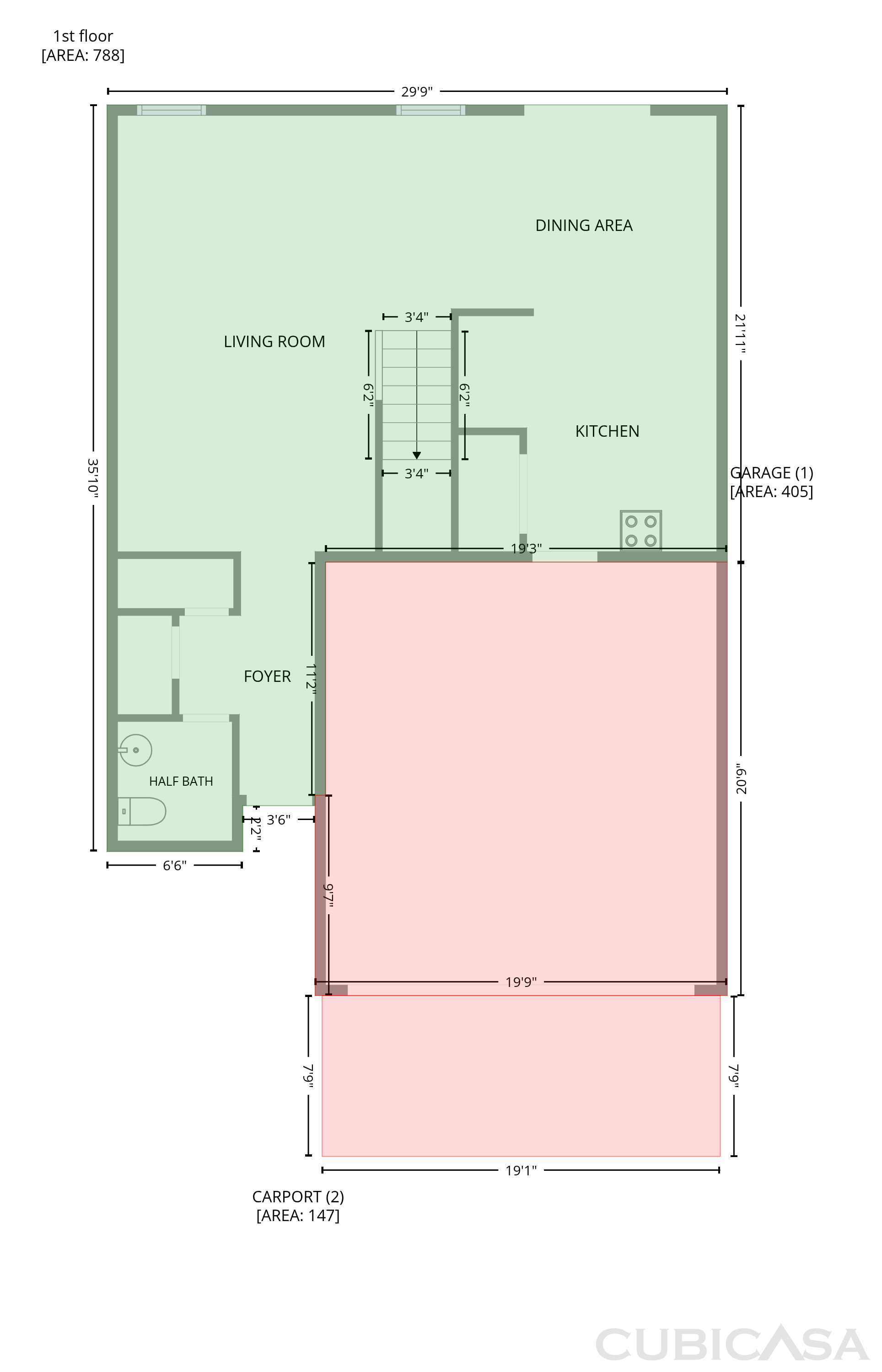 Main Floor of 165 Harts Ford Way, Brownsburg, IN