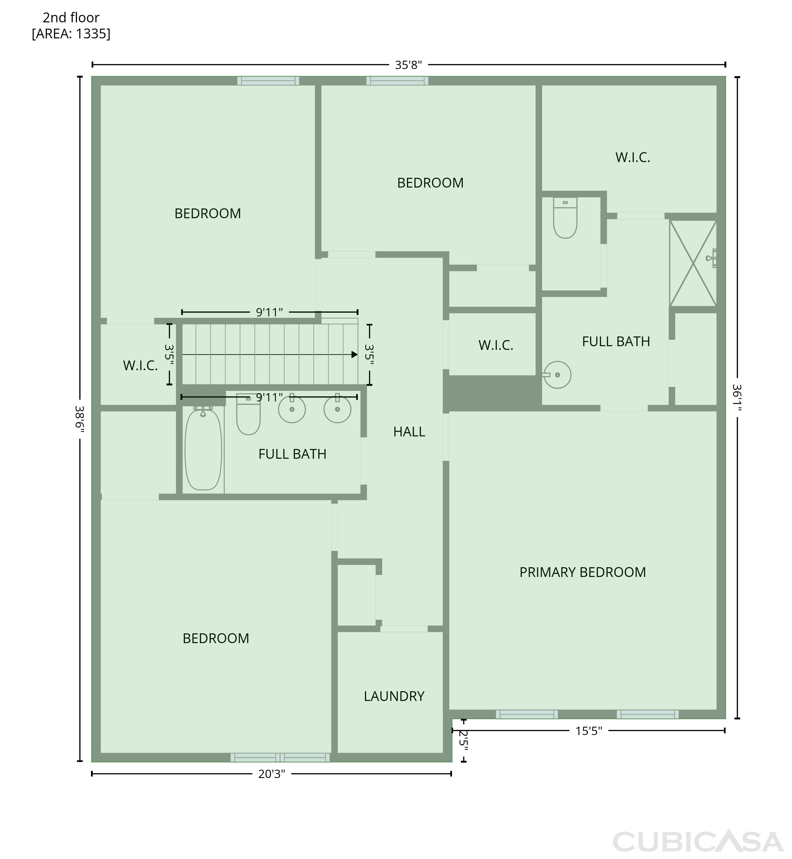 Second Floor of 115 Spring Hall Dr, Troutman, NC