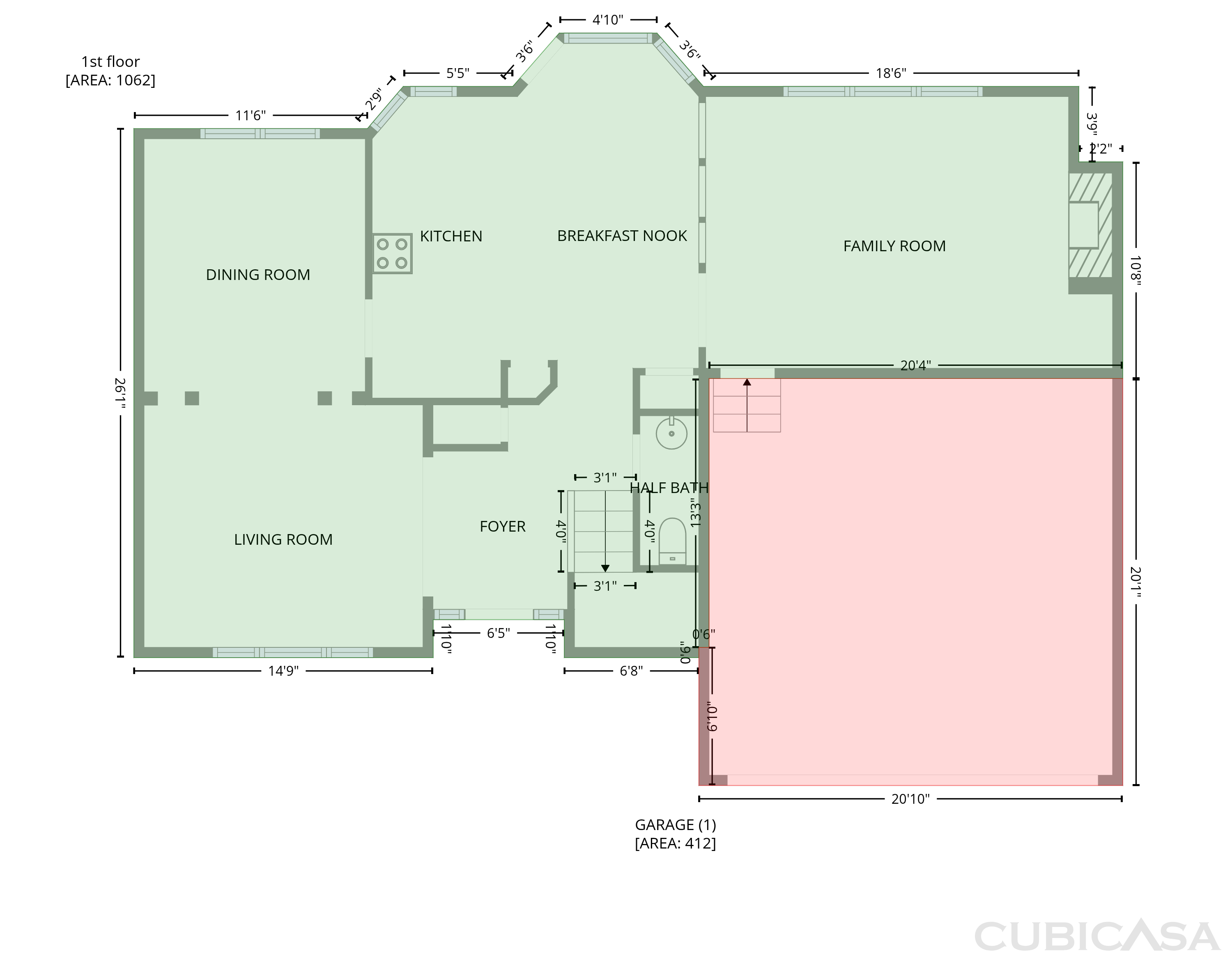 Main Floor of 8141 Long Nook Ln, Charlotte, NC