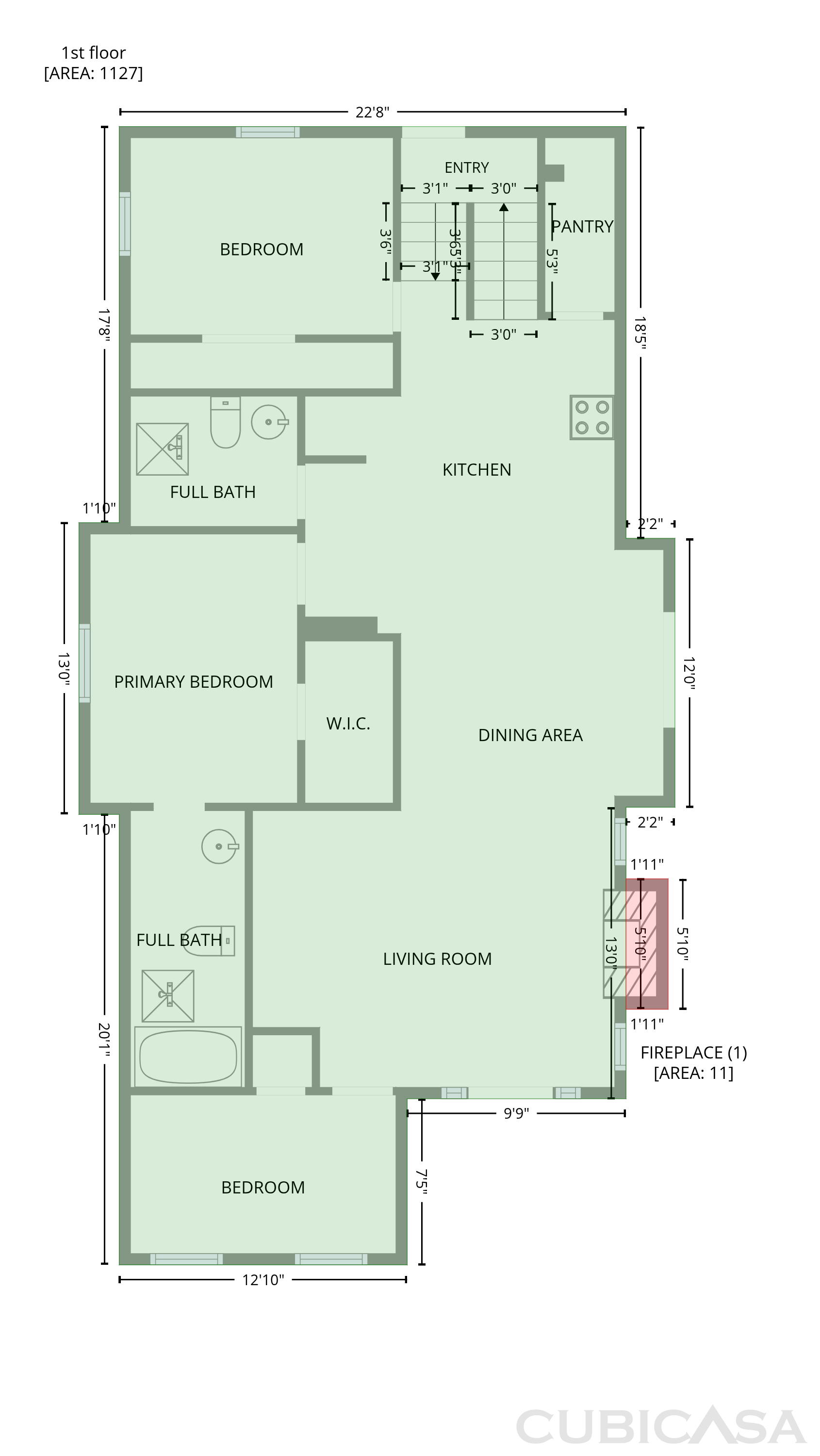 Second Floor of 409 N Grant Ave, Indianapolis, IN