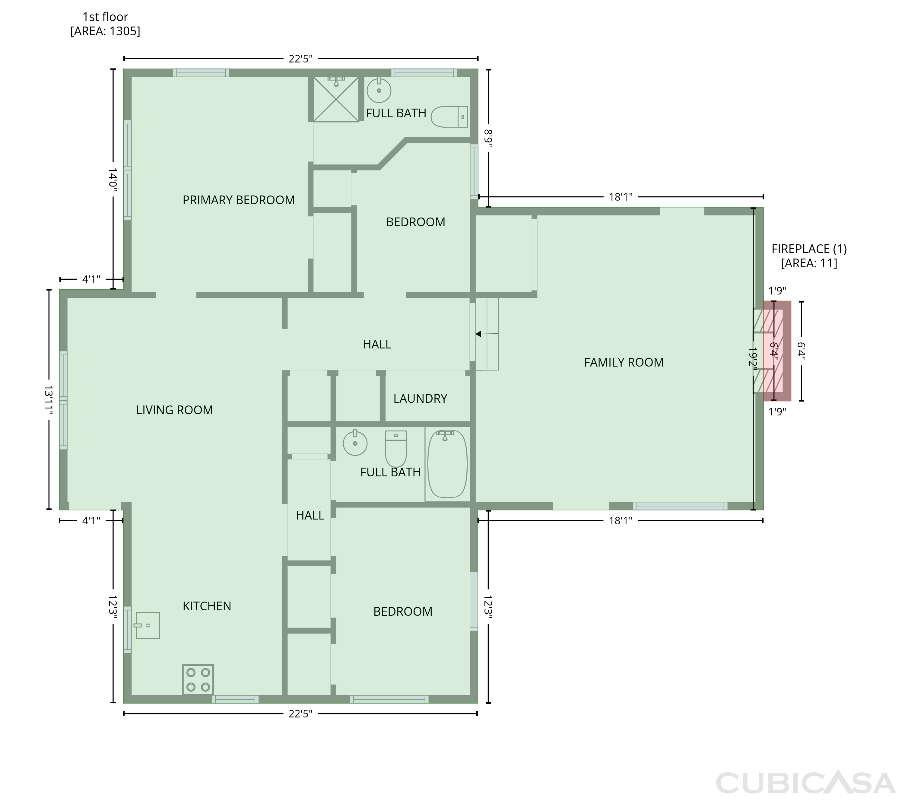 Main Floor of 7008 Thurston Rd, Jacksonville, FL