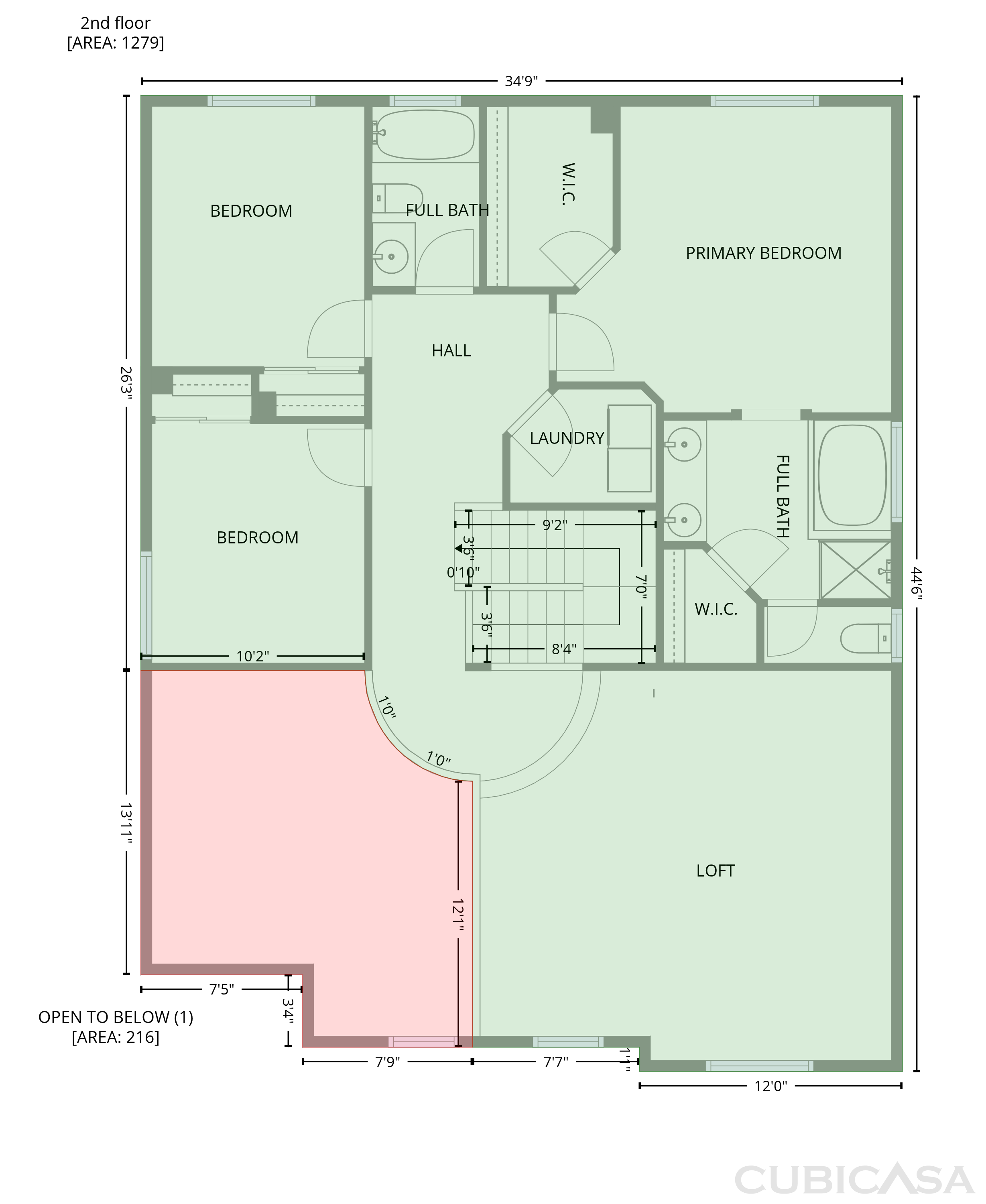 Second Floor of 224 Pinecrest Ct, Roseville, CA