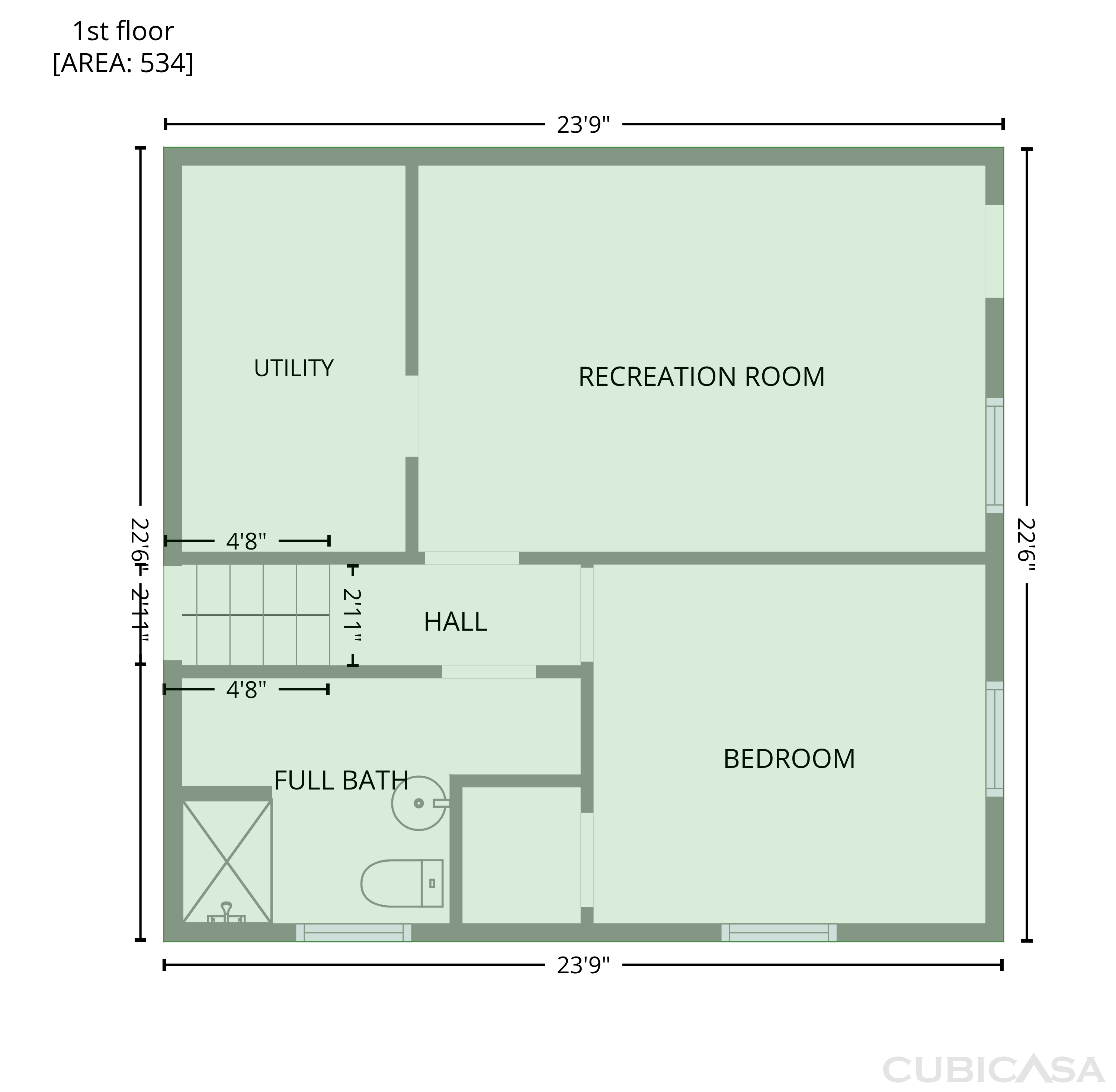 Main Floor of 3713 Elkridge Dr, Decatur, GA
