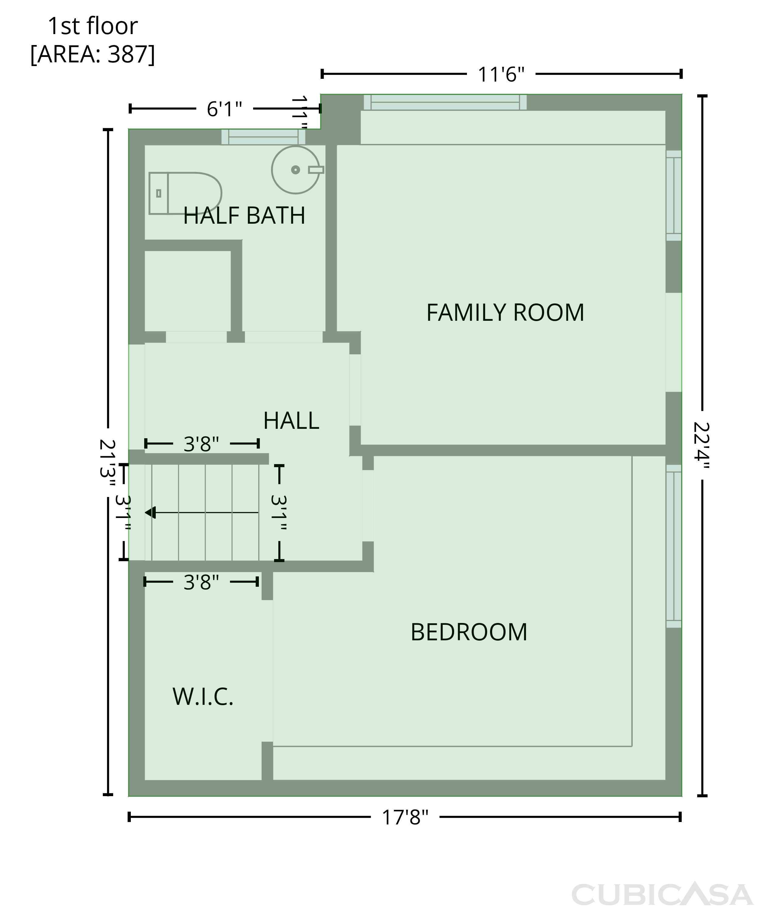 Main Floor of 2291 Yale St, Martinez, CA