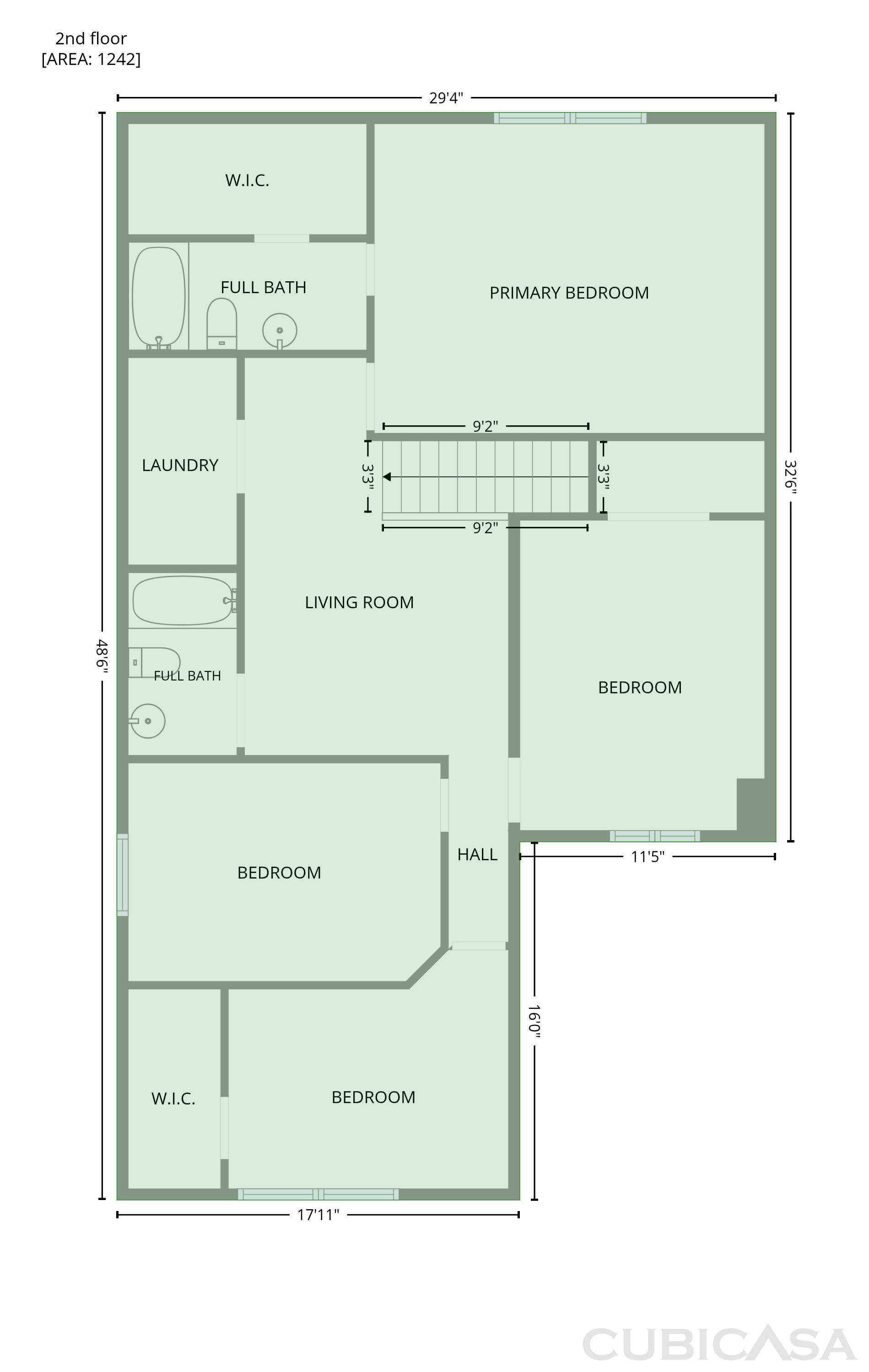 Second Floor of 4468 Norfleet St, Concord, NC