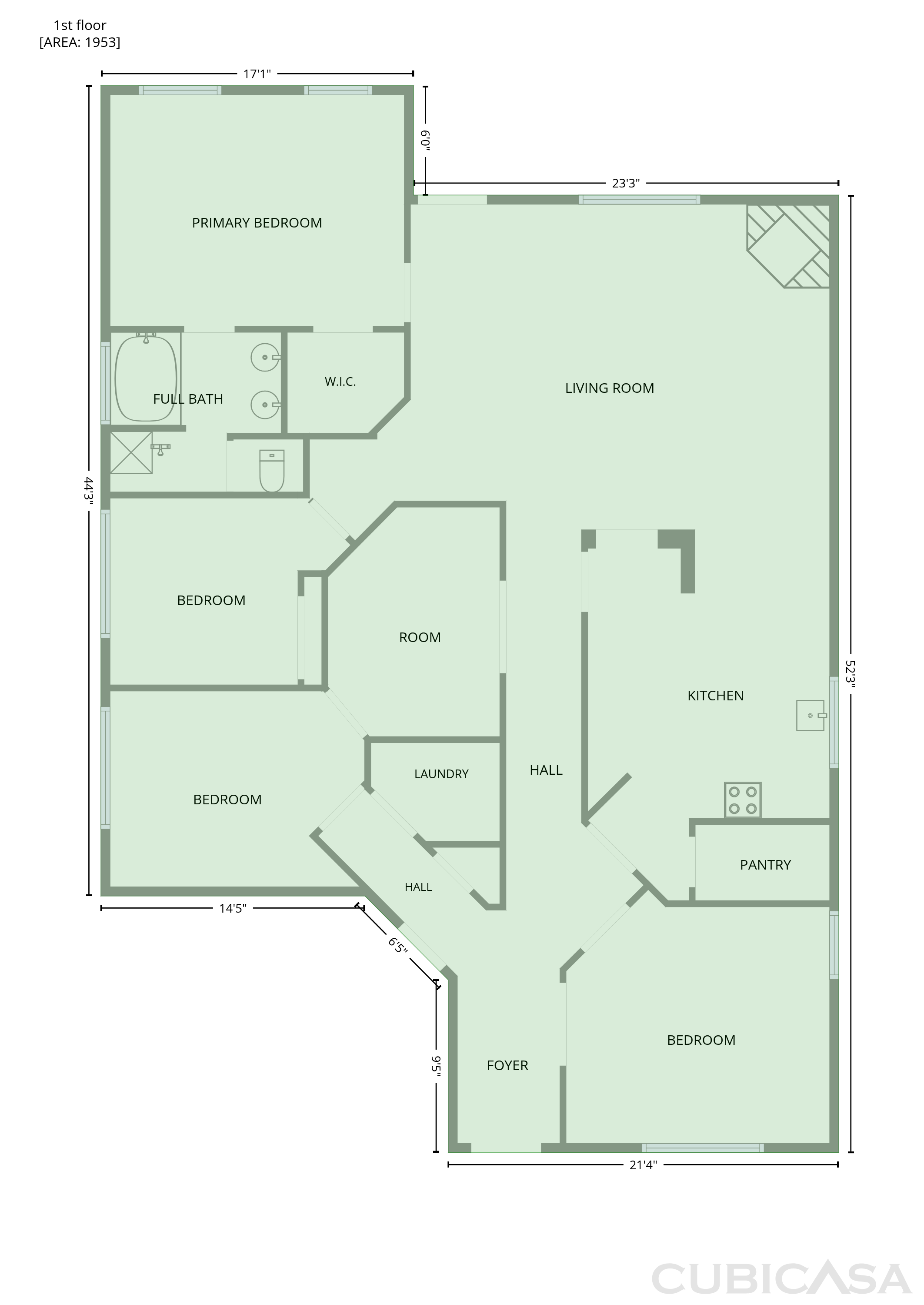 Main Floor of 1028 Rio Grande St, League City, TX