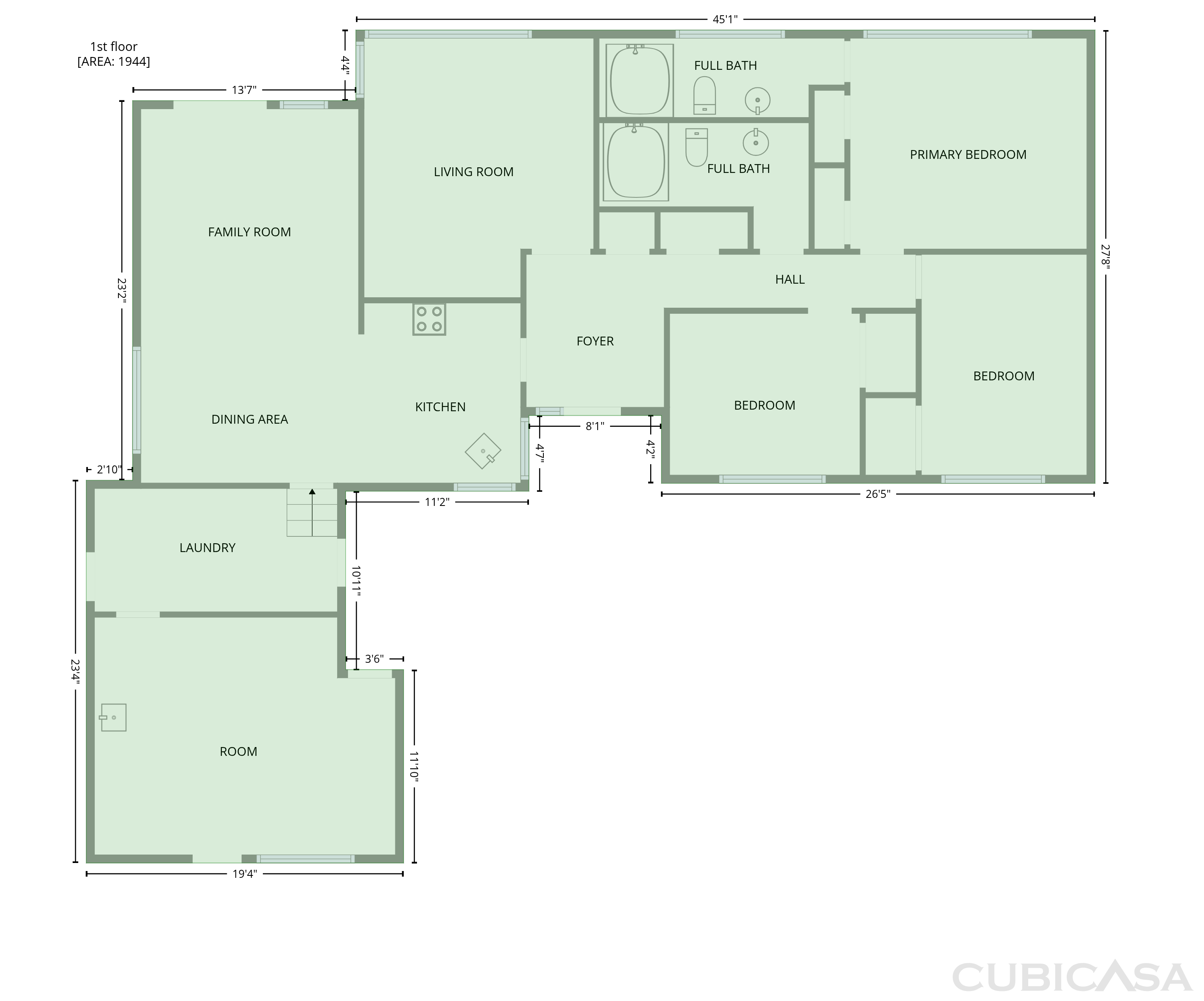 Main Floor of 447 Via Del Plano, Novato, CA