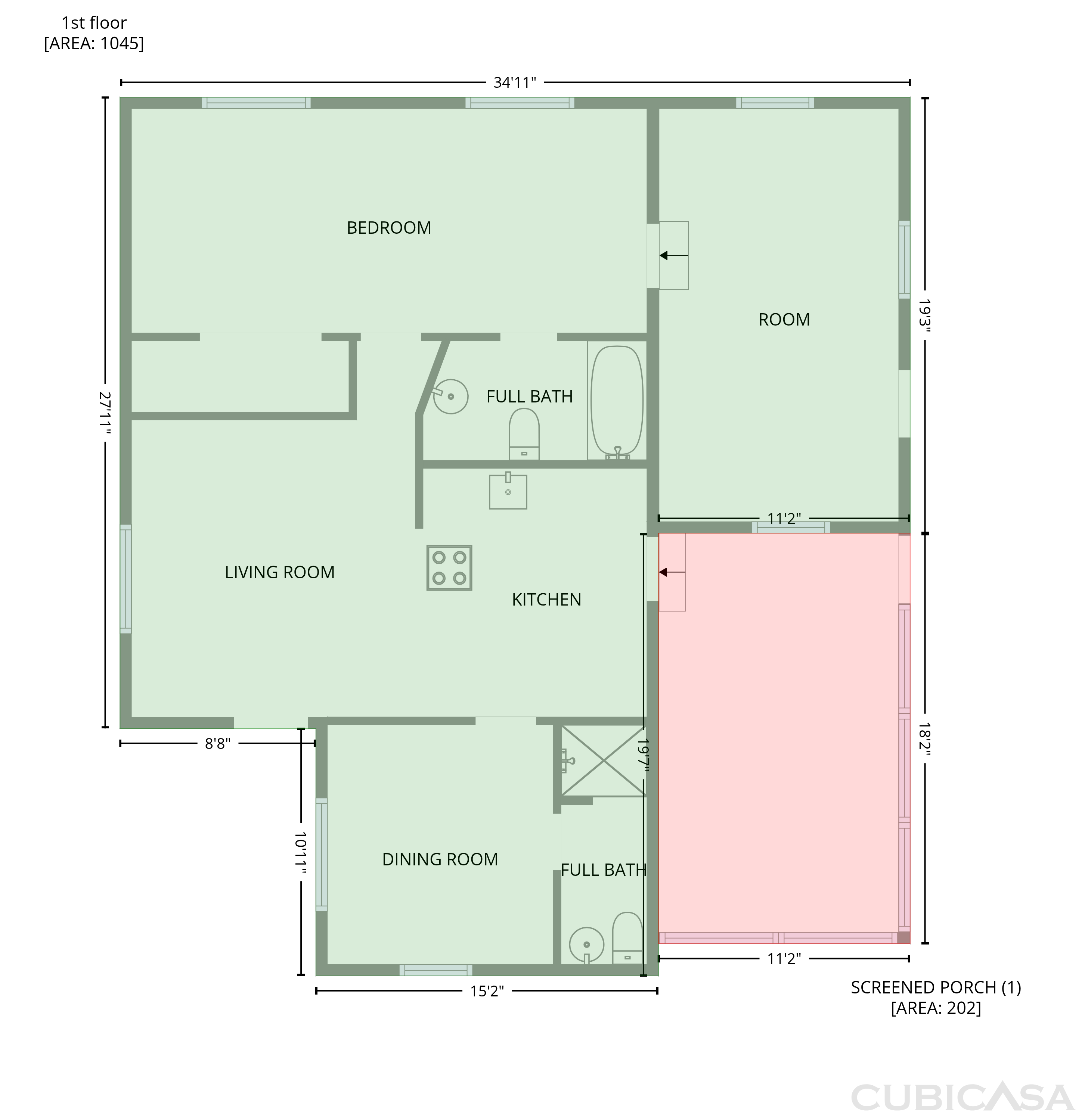 Main Floor of 5655 Kimbrell Dr S, Jacksonville, FL