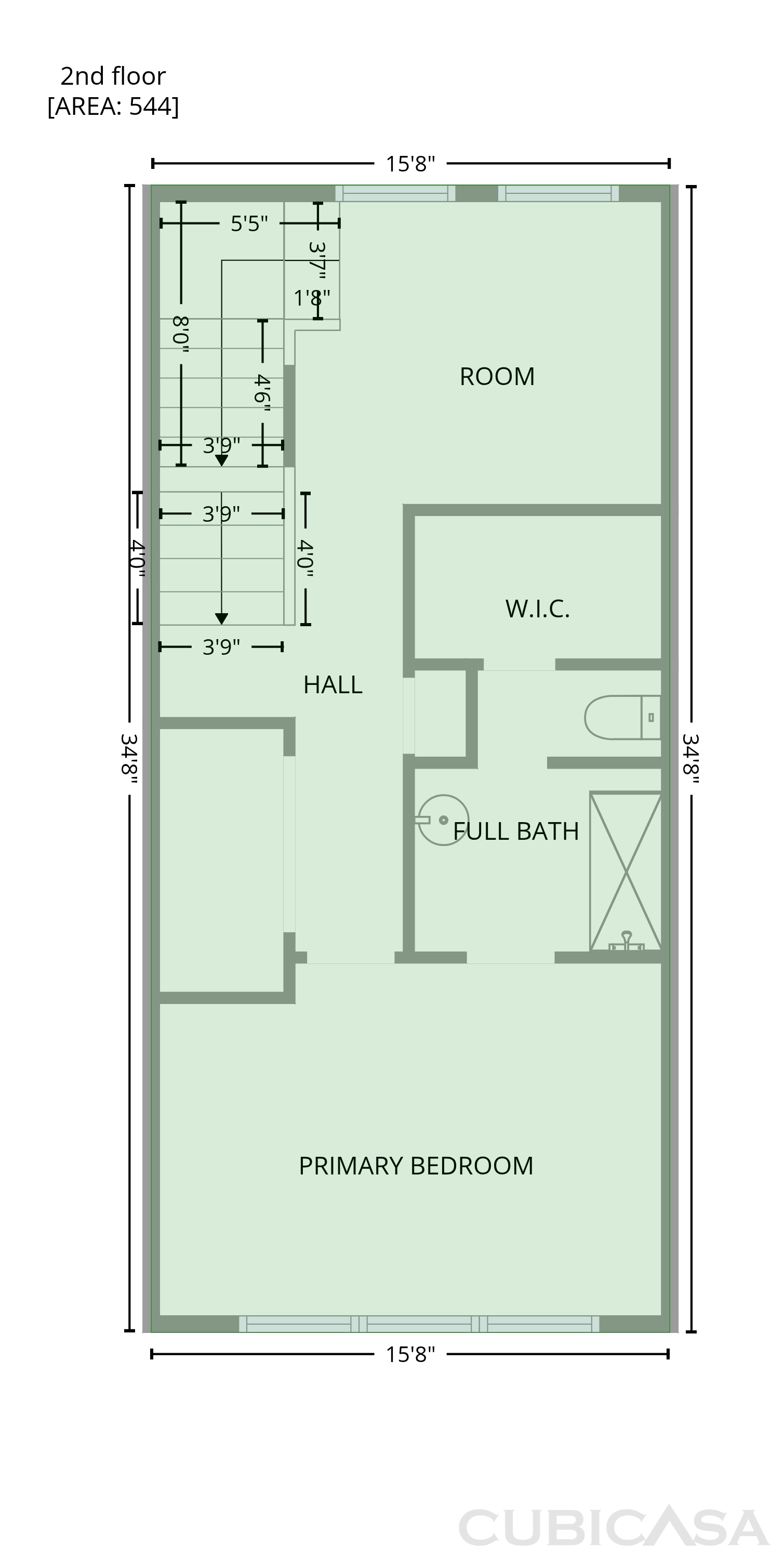 Second Floor of 1628 Pat Garrett St, Charlotte, NC