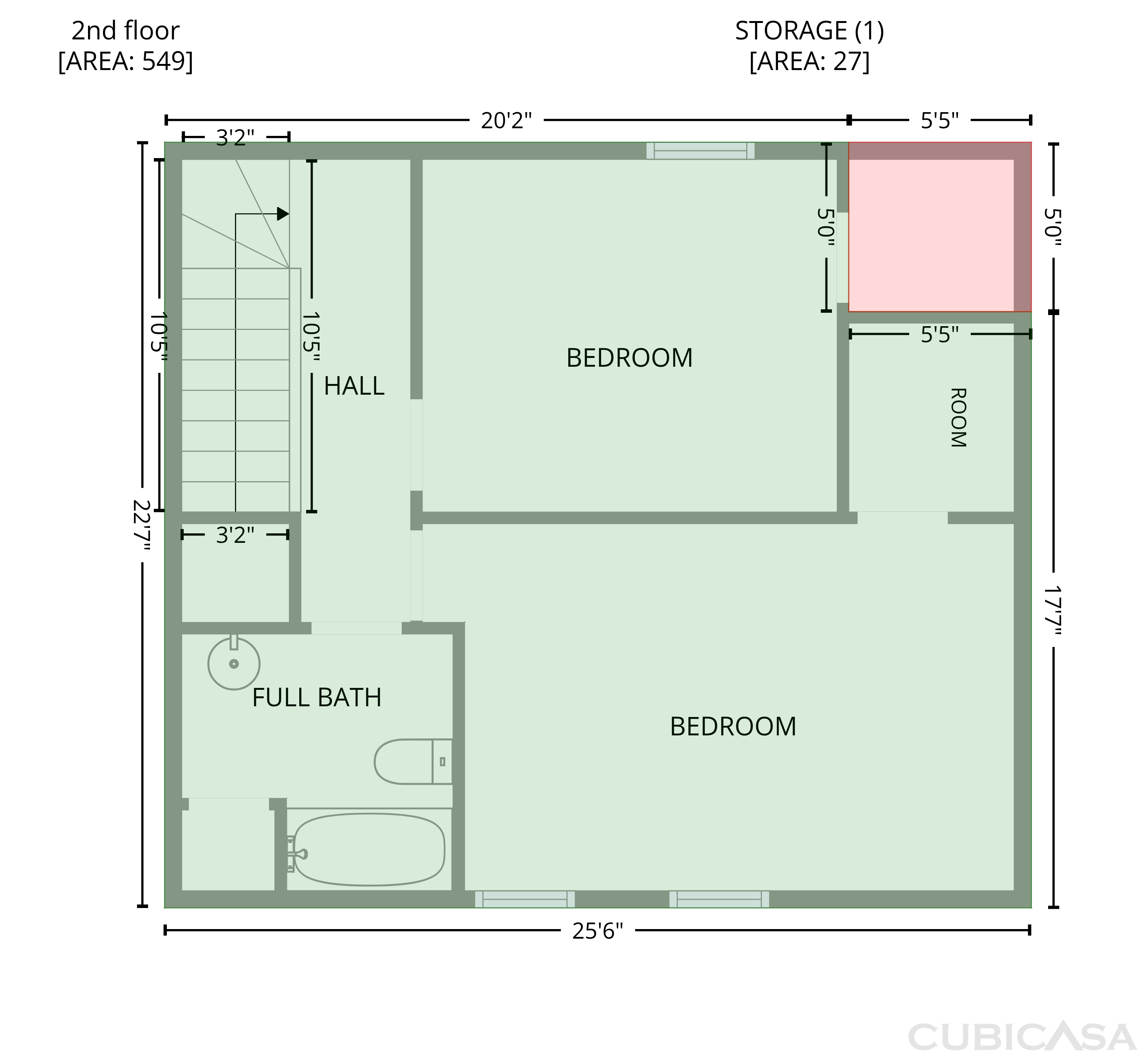 Second Floor of 3808 Shane Ct, Ellenwood, GA