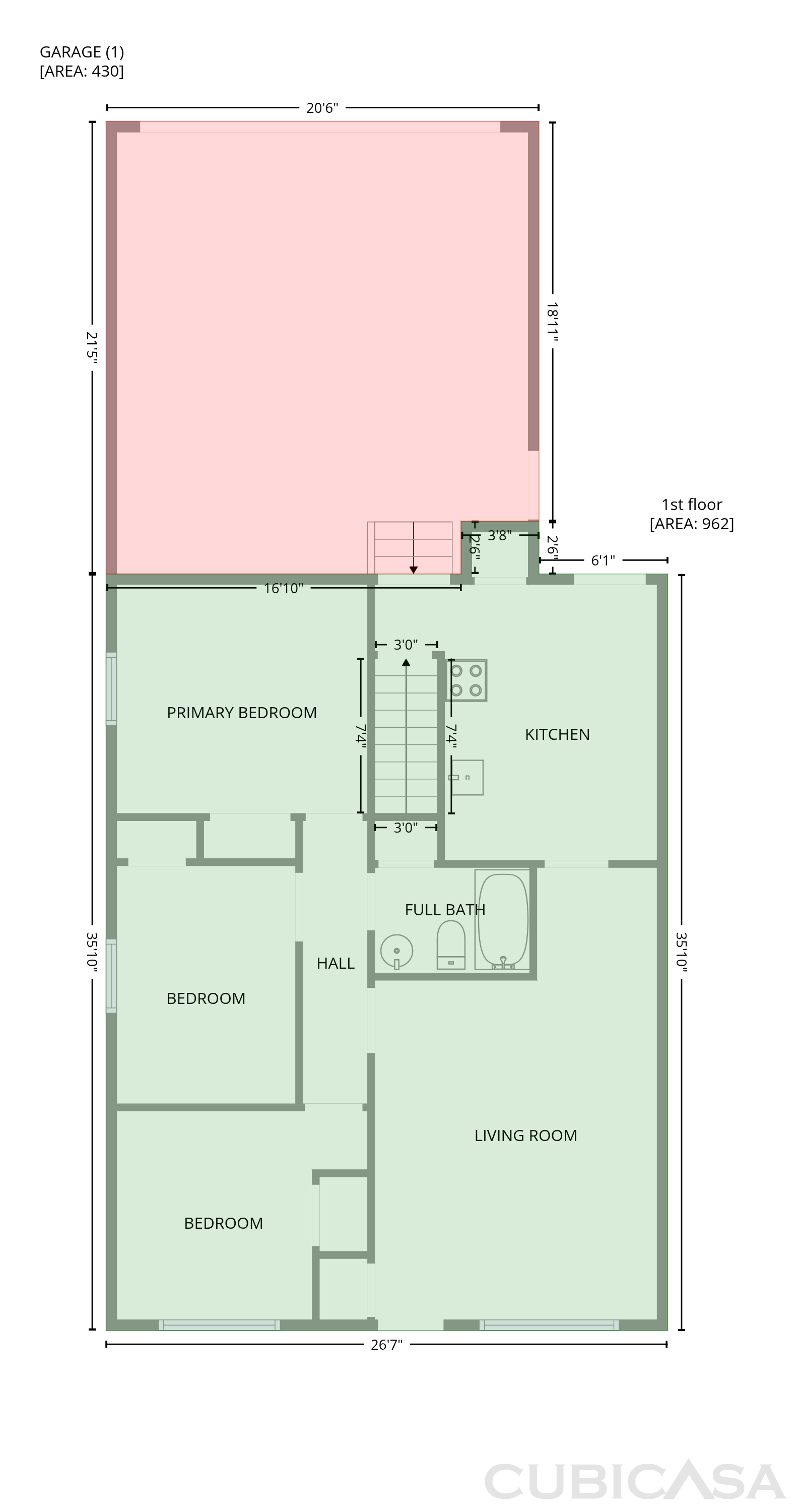 Second Floor of 1430 Union St, Mishawaka, IN