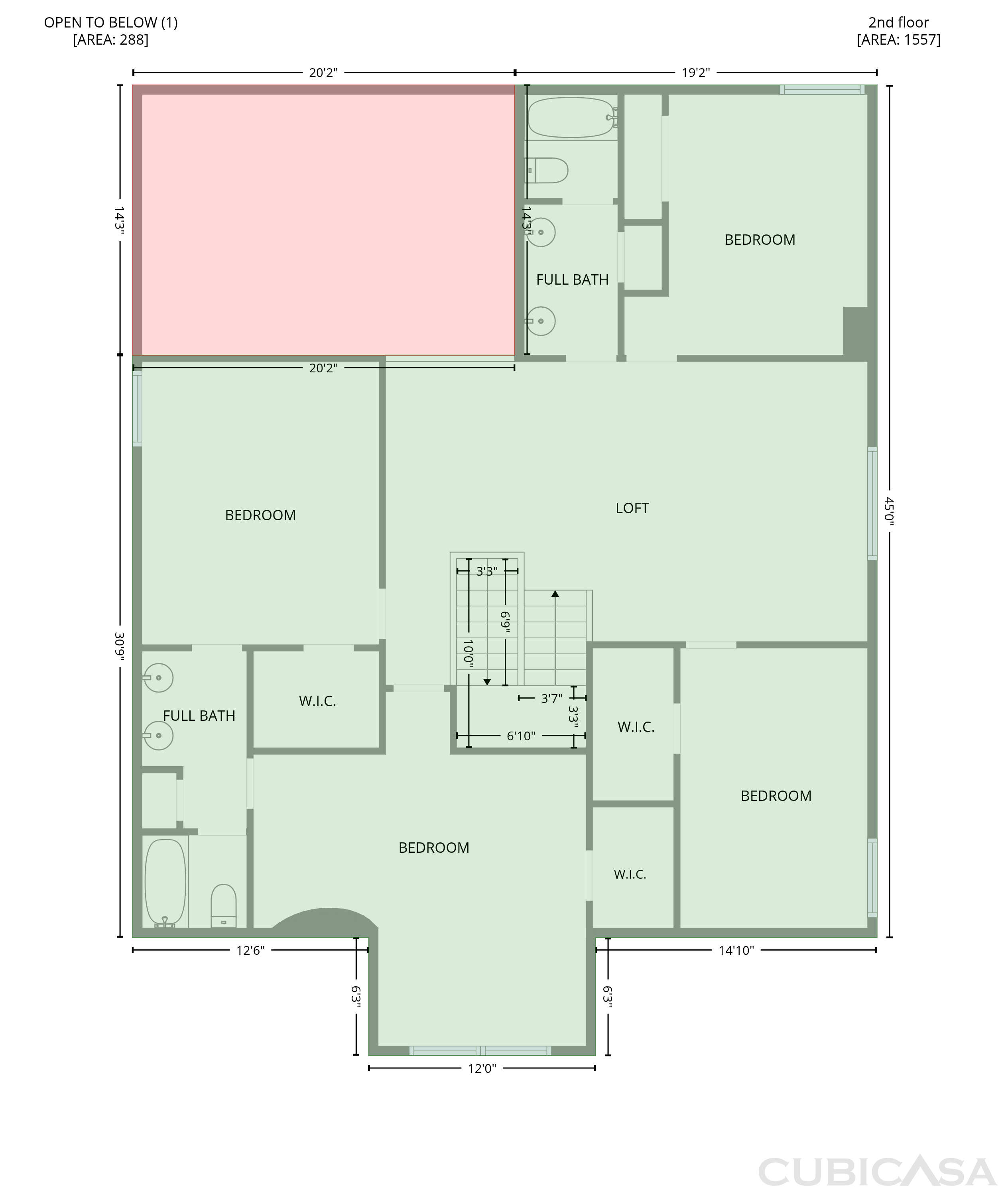 Second Floor of 1304 Grapevine Dr, Allen, TX