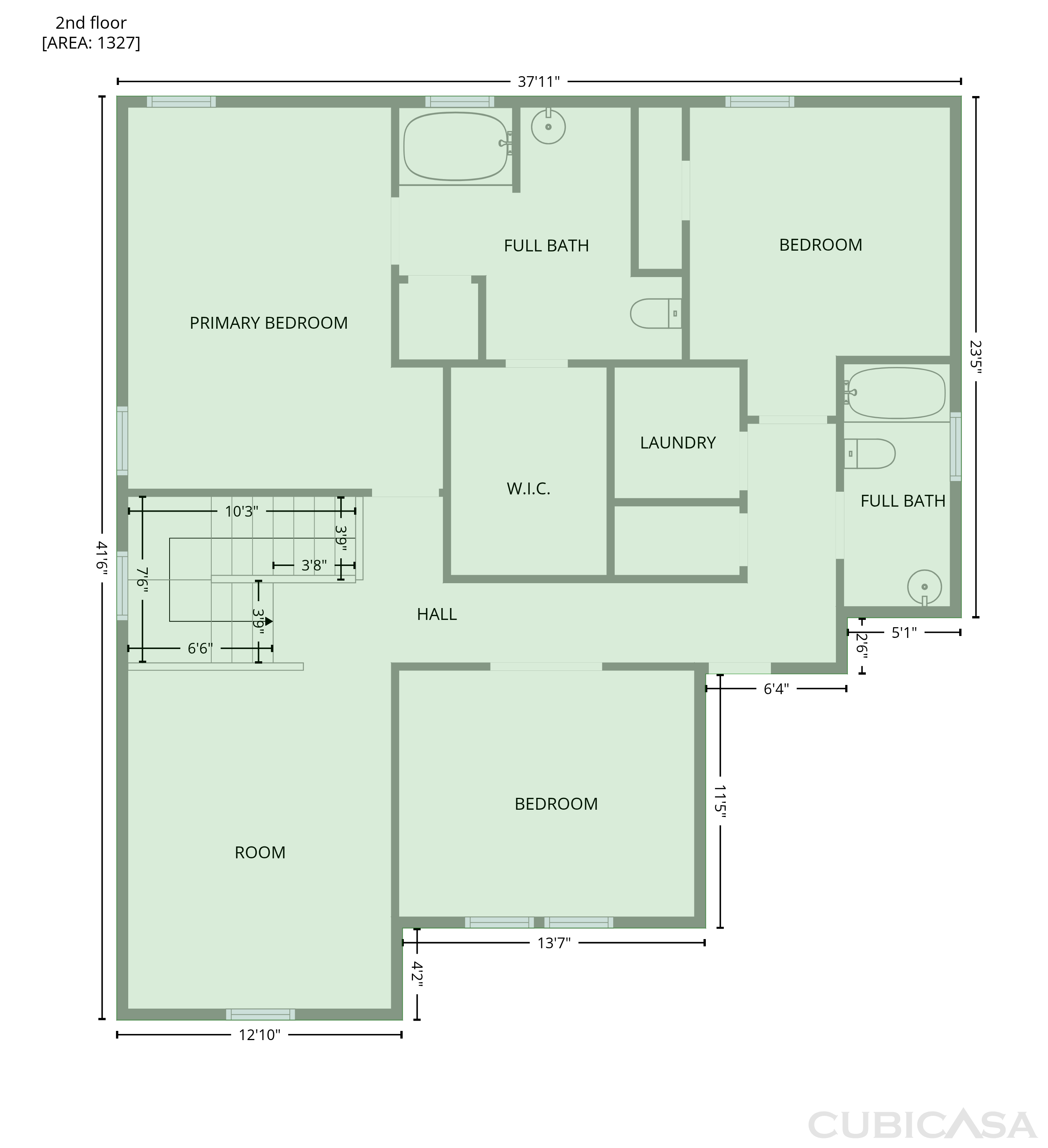 Second Floor of 159 Newcastle Ct, Raeford, NC