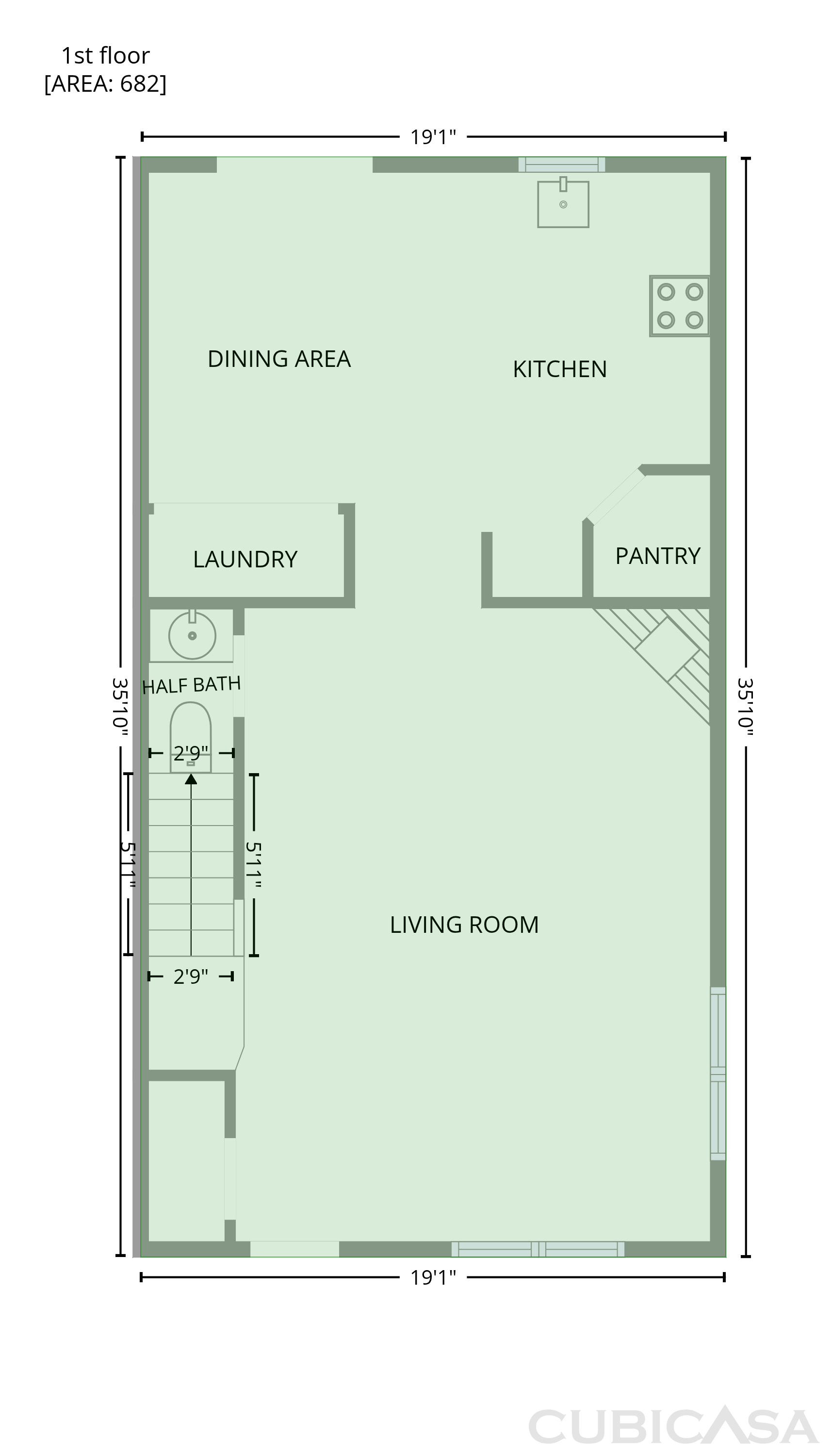Main Floor of 43 Edgebrook Cir, Durham, NC