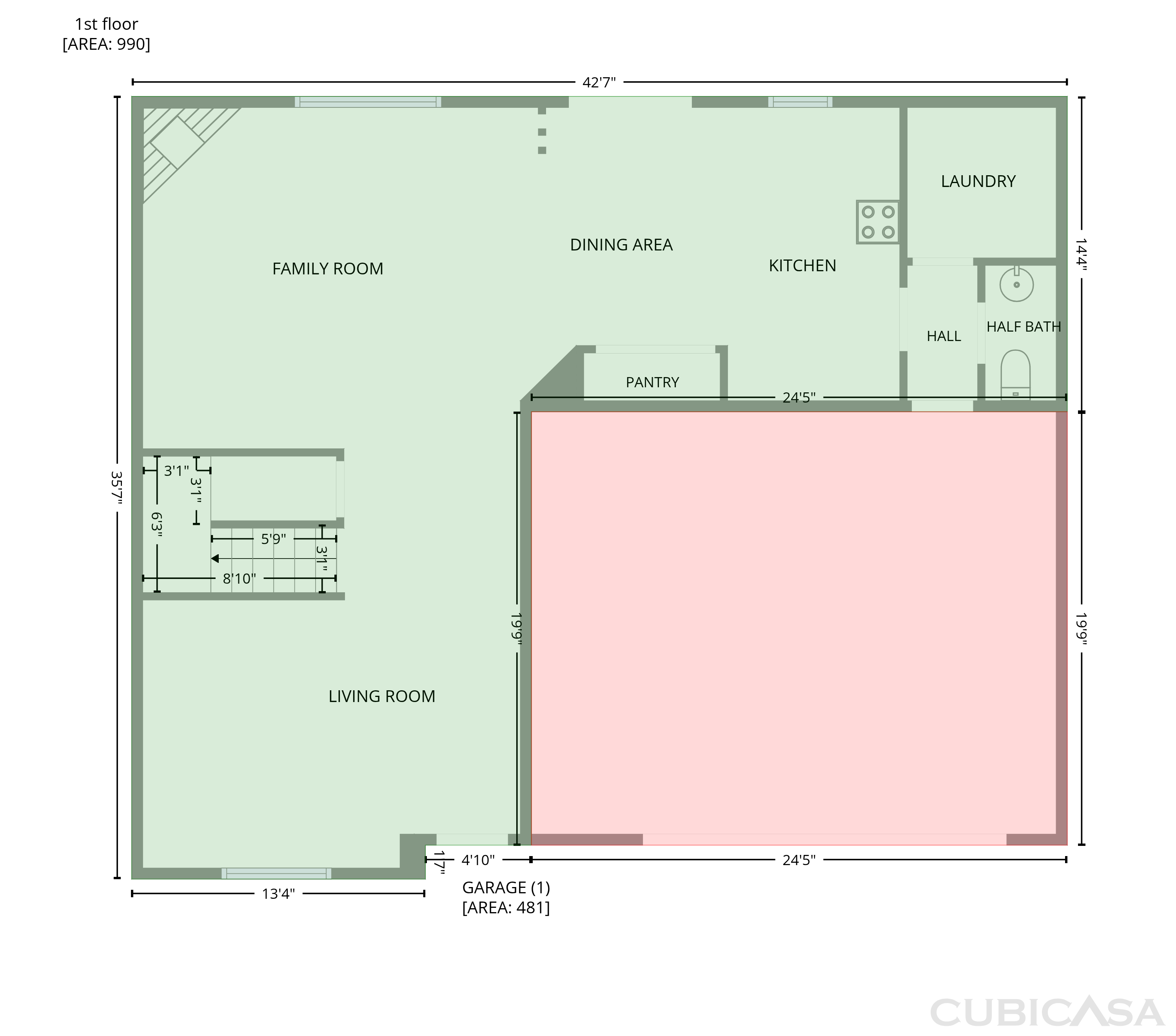 Main Floor of 19448 Roudebush Blvd, Noblesville, IN
