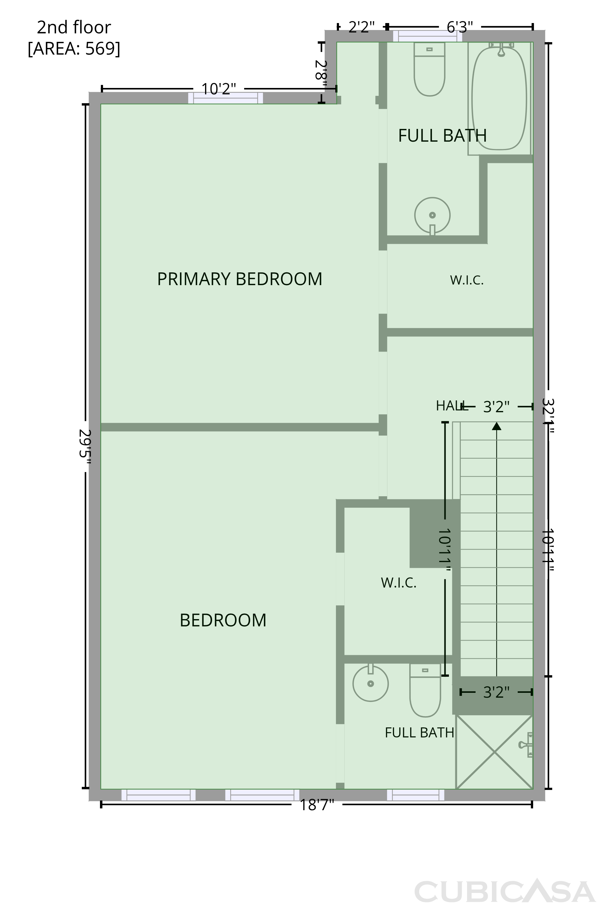 Second Floor of 132 Old Ferry Way, Roswell, GA