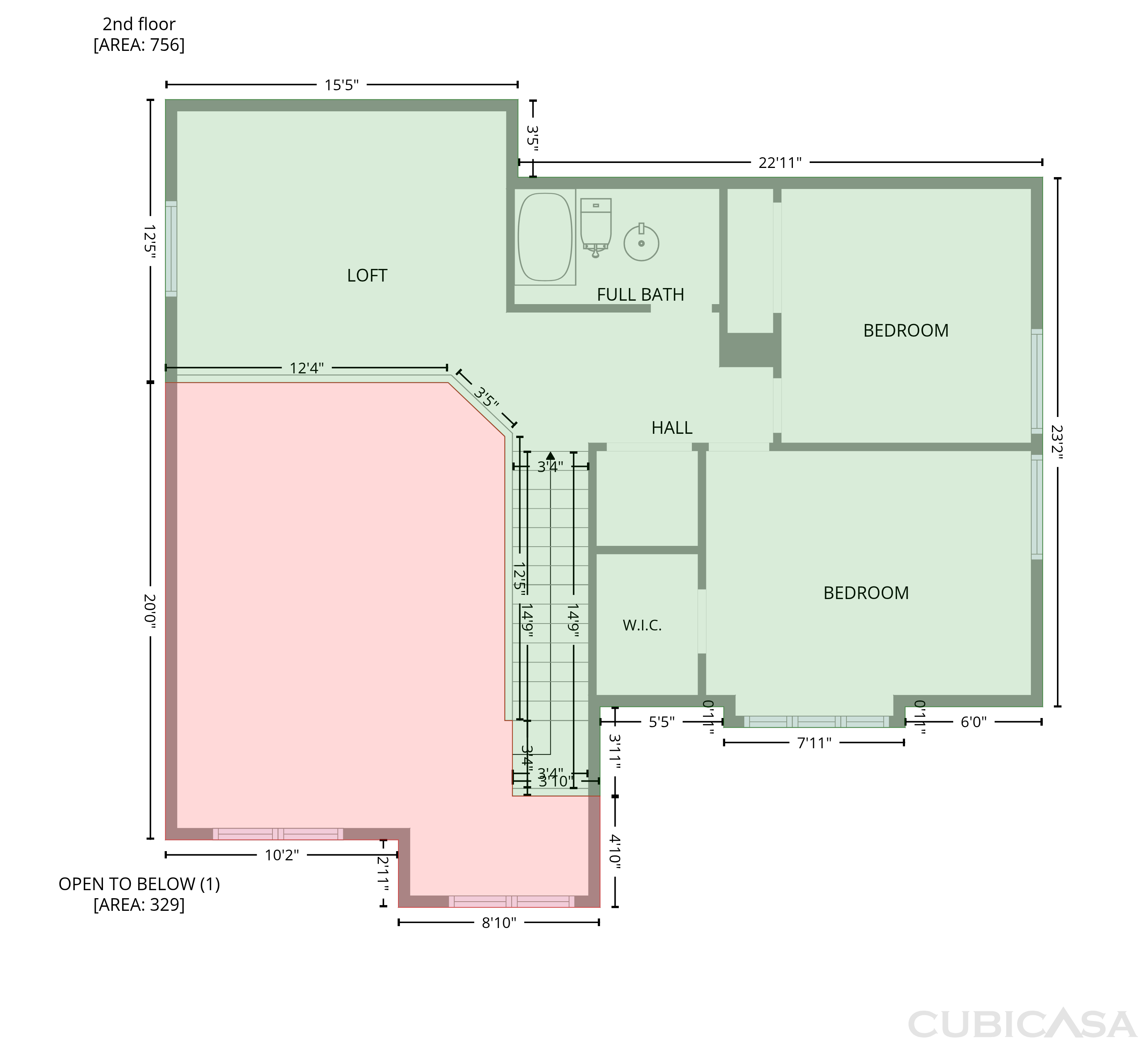 Second Floor of 11106 Bruneau Trl, Austin, TX