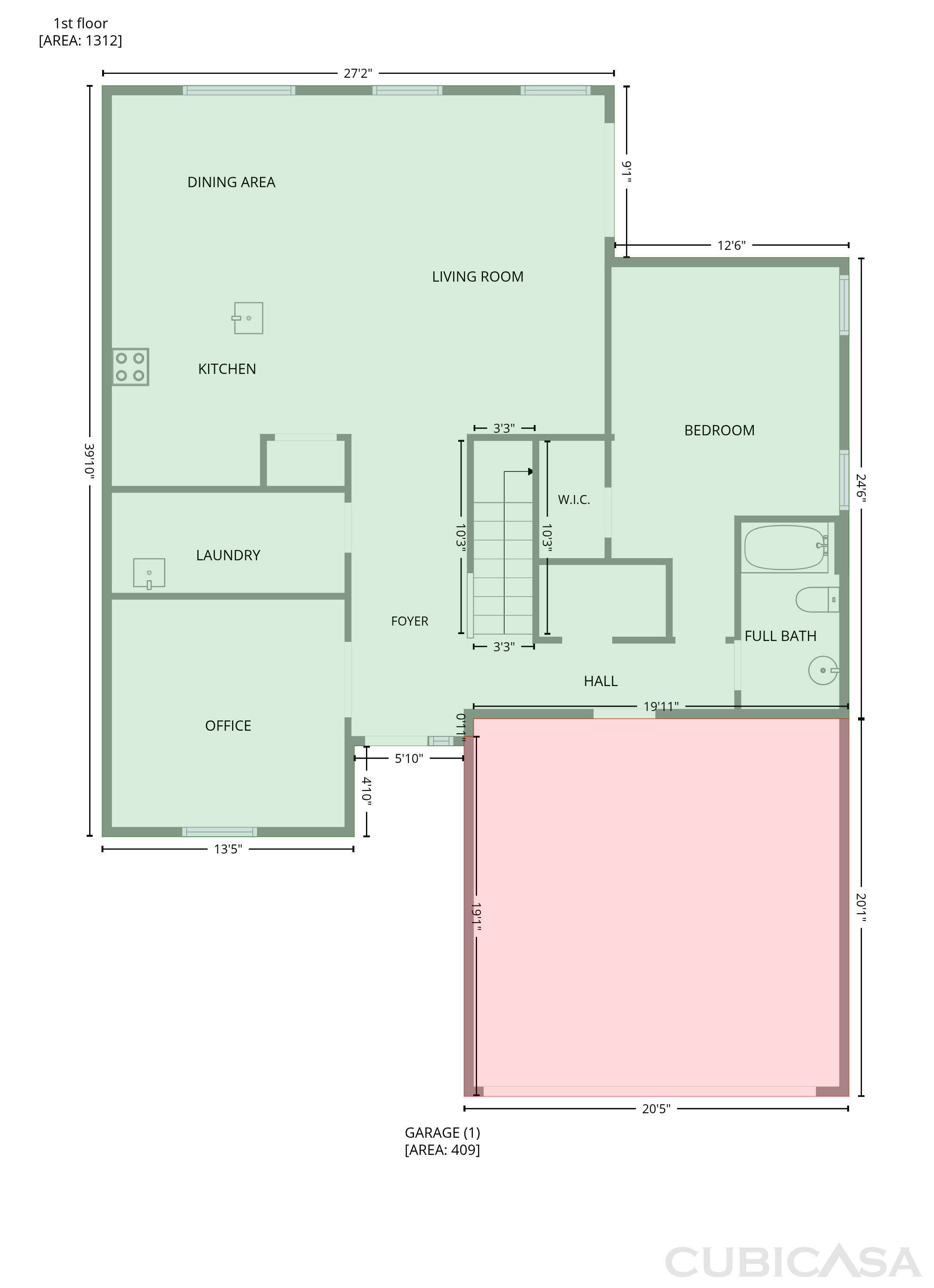 Main Floor of 881 Haring Ln, Mount Dora, FL