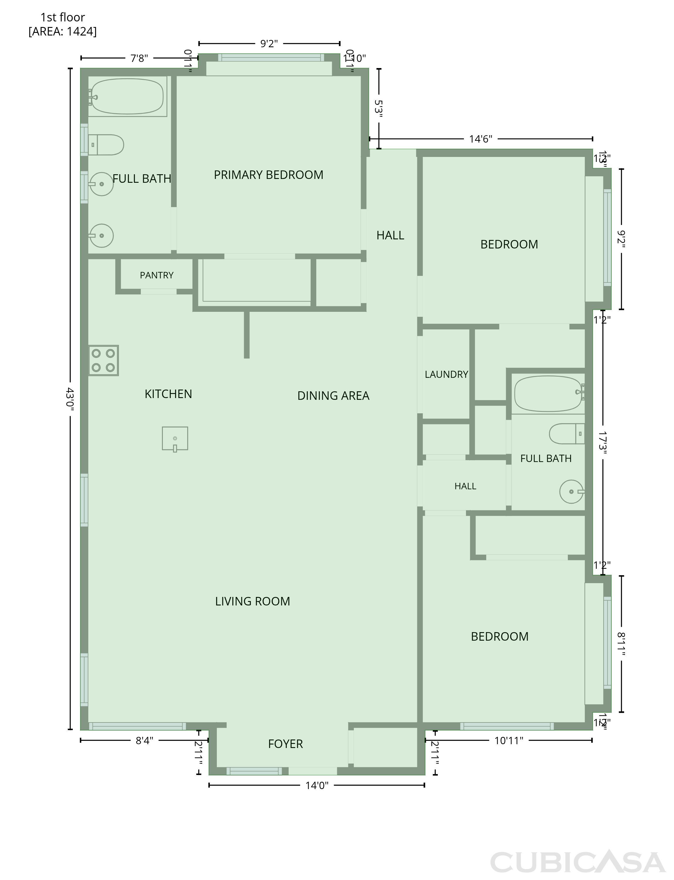 Main Floor of 101 Griffin St, Waxahachie, TX
