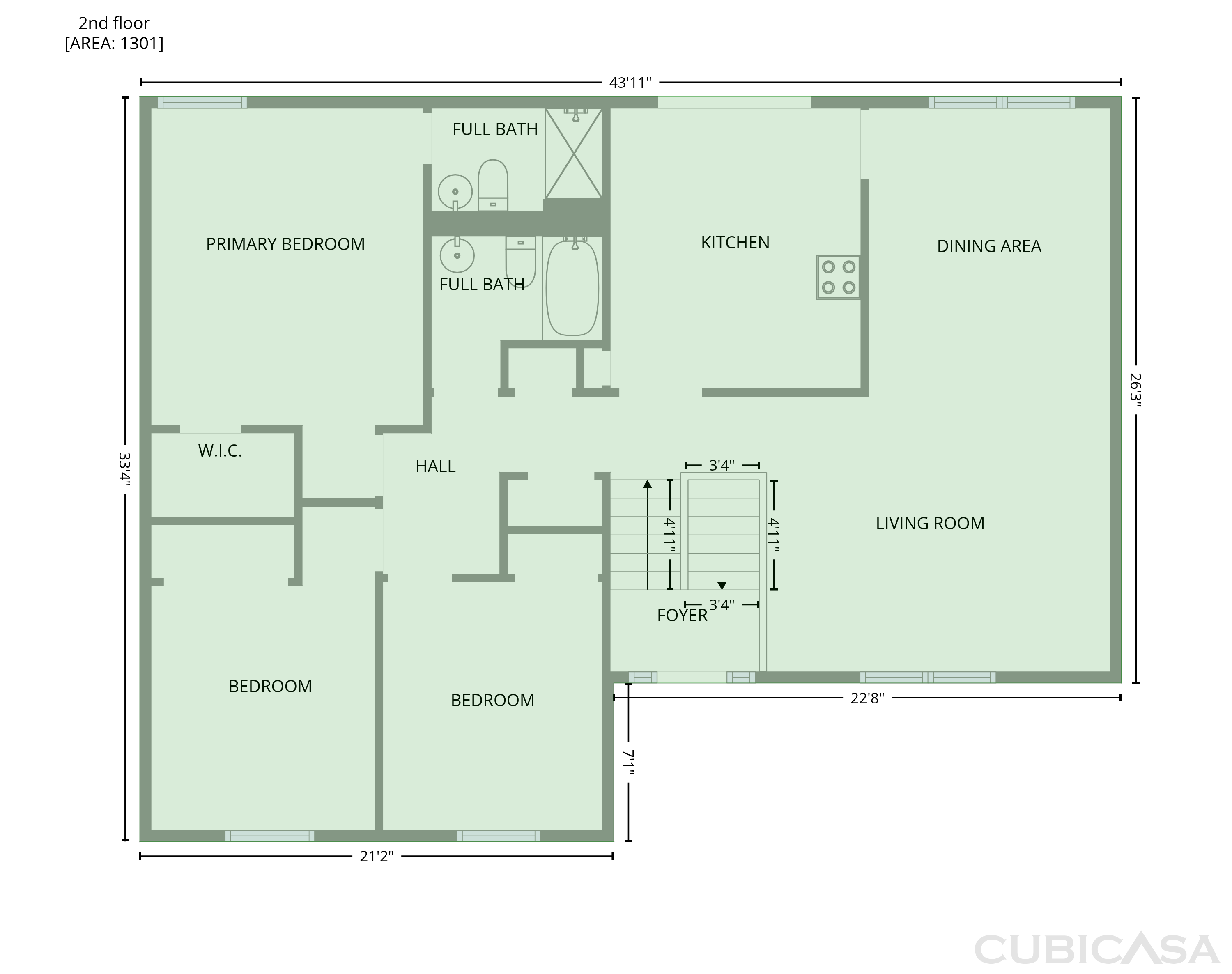 Second Floor of 743 Eaglebrooke Dr, Ballwin, MO