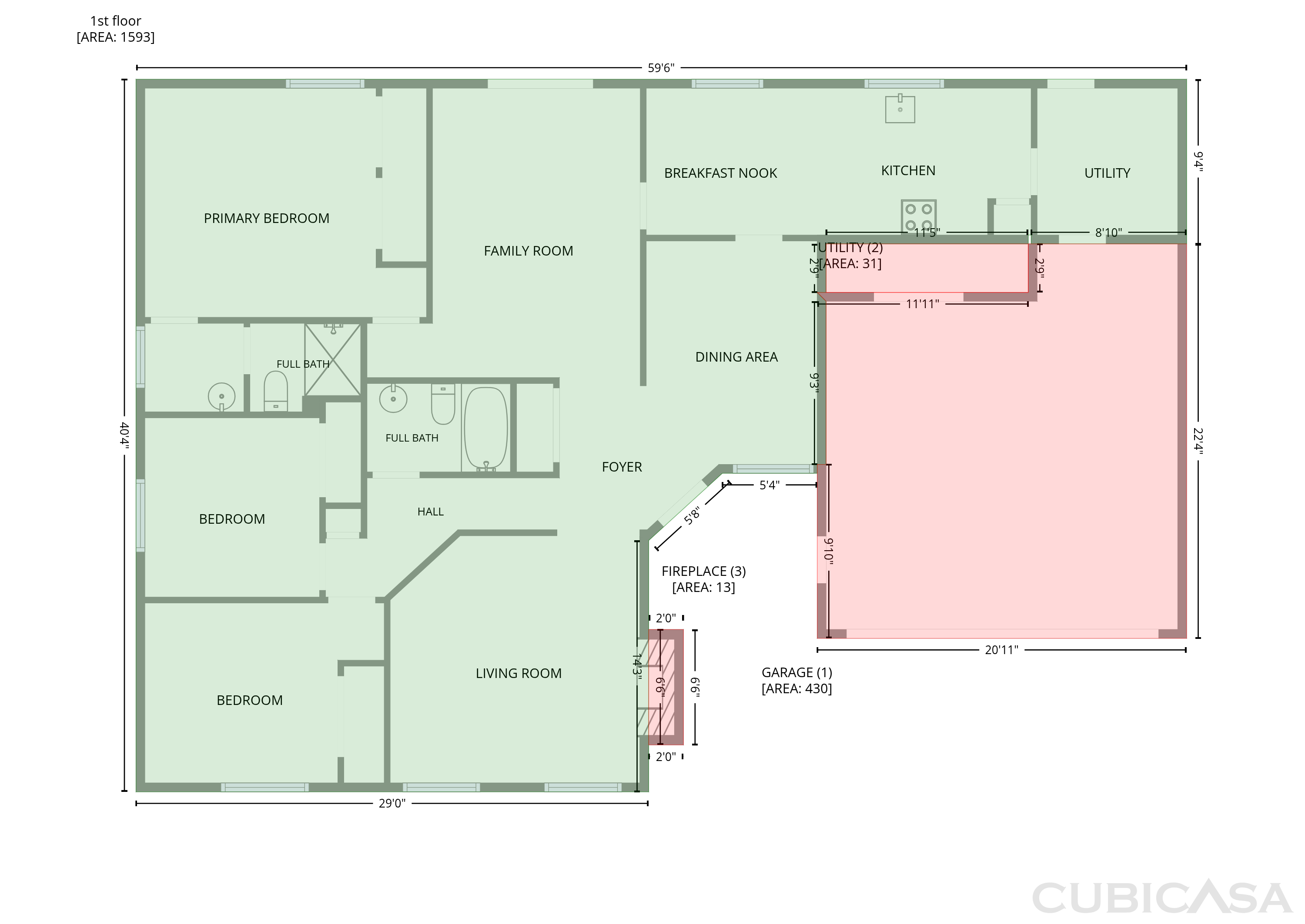 Main Floor of 7756 Barberry Dr, Orlando, FL