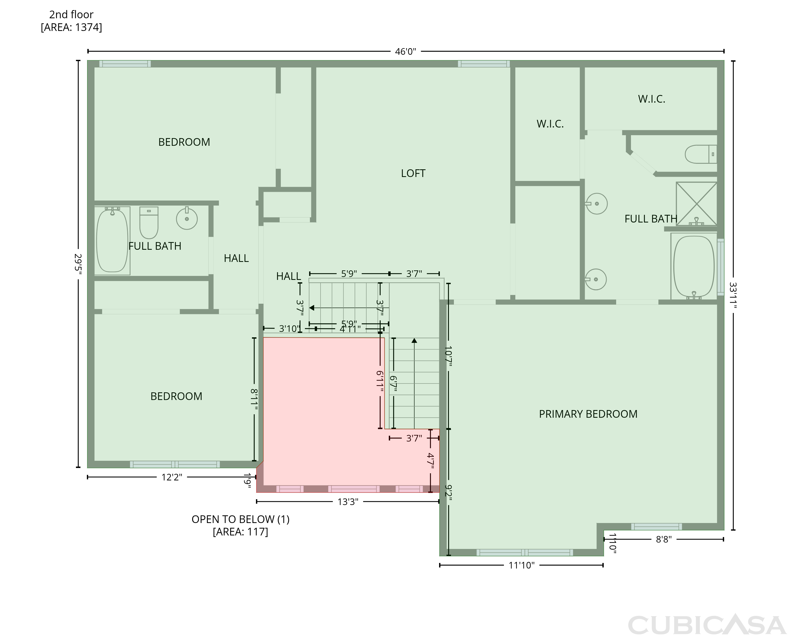 Second Floor of 359 Holbrook Dr, Dallas, GA