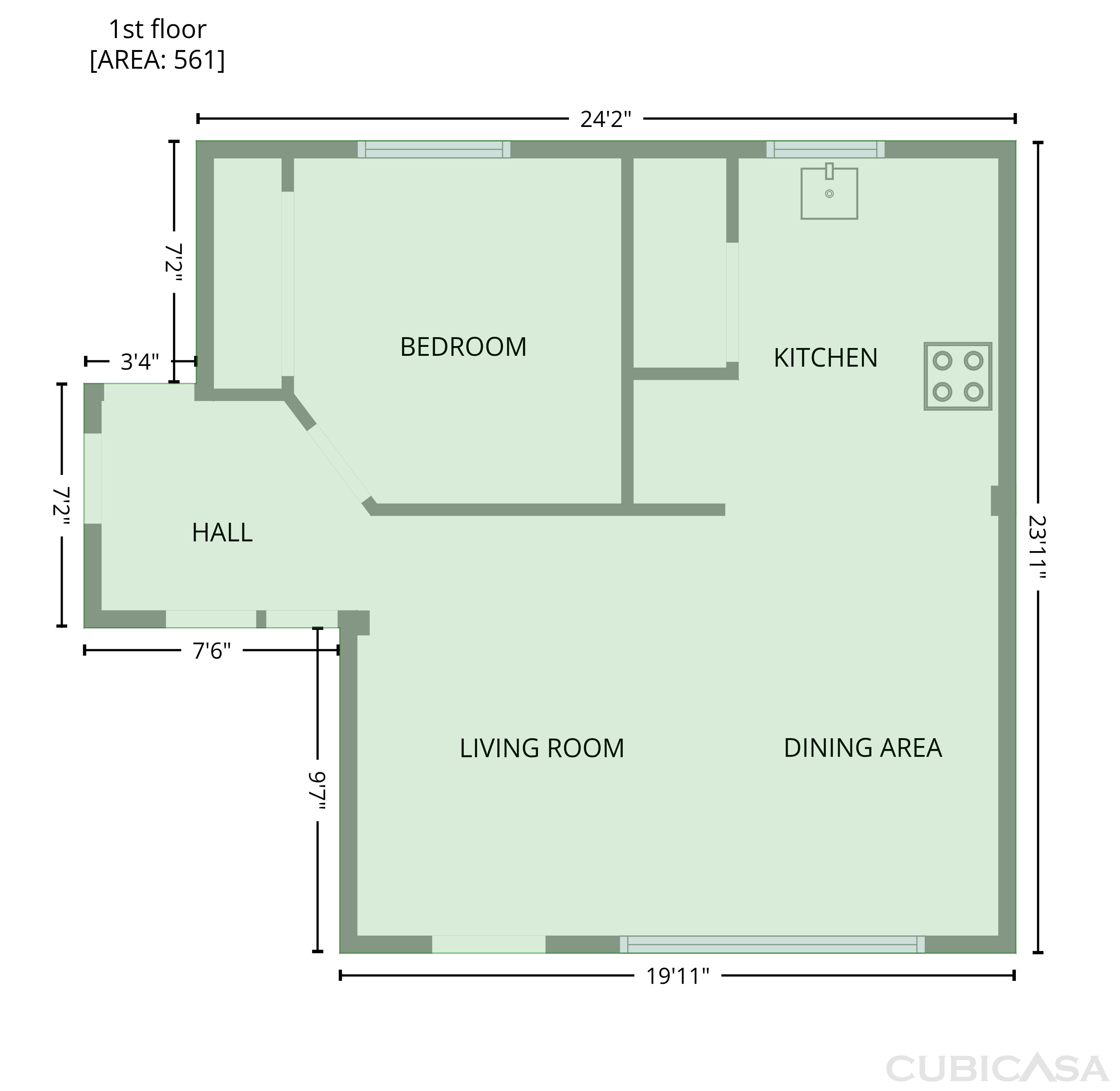 Main Floor of 1346 Harrop St, Ogden, UT